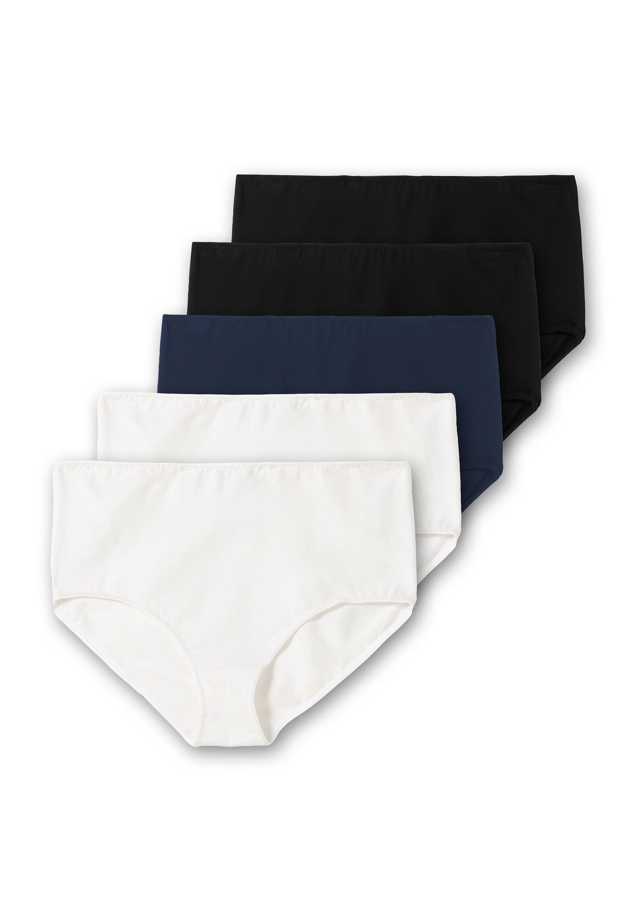 Sheego High-Waist-Slip »Taillenslip im 5er-Pack, mit hohem Beinausschnitt«