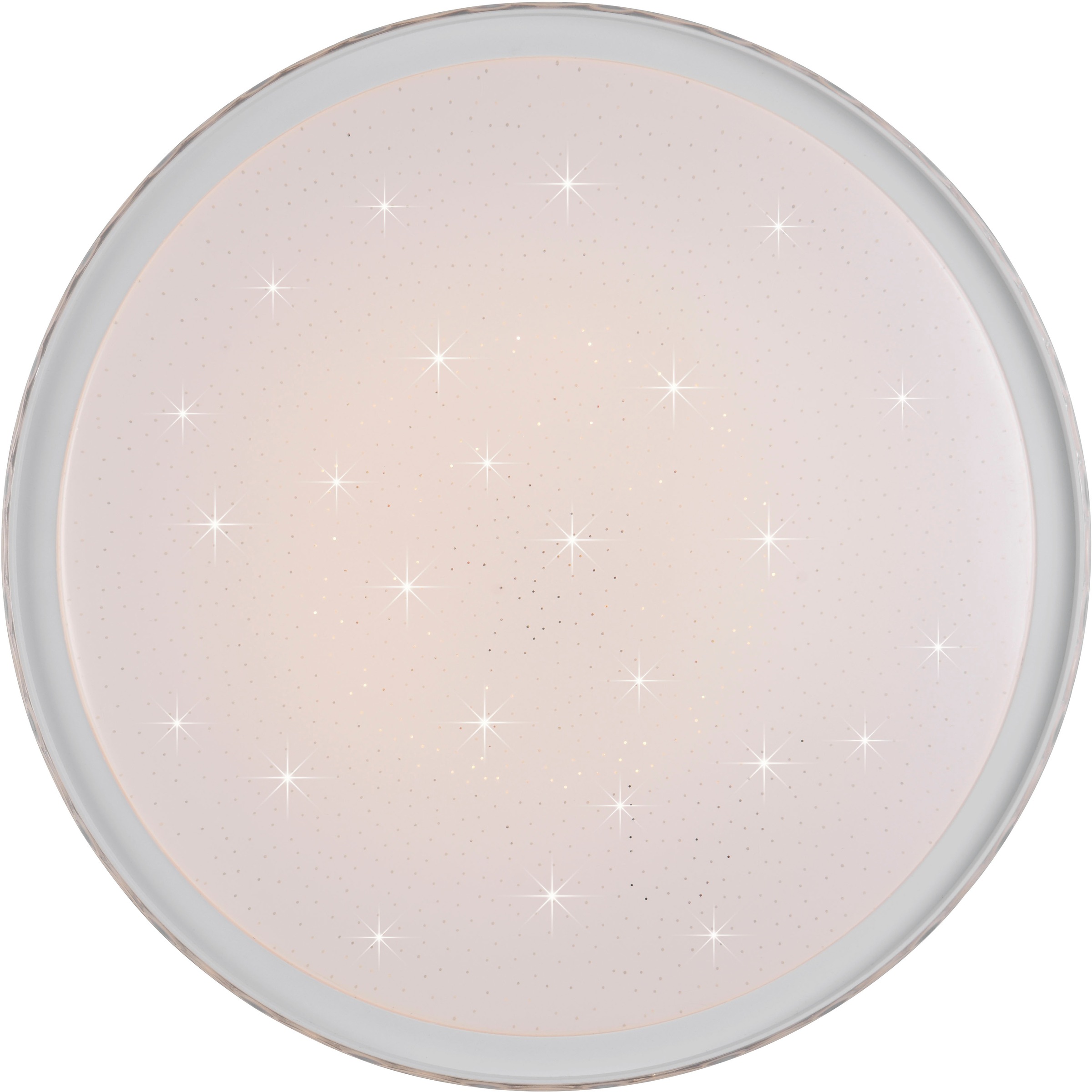 REALITY Leuchten LED Deckenleuchte »VARDA, LED Deckenlampe 24W 2500 Lumen, CCT 2700-6500K, Fernbedienung« LED-Board 1 Stk. Farbwechsler | warmweiß - kaltweiß Starlight, Memoryfunktion, Nachtlicht, Switch Dimmer, Timer Ø 39 cm