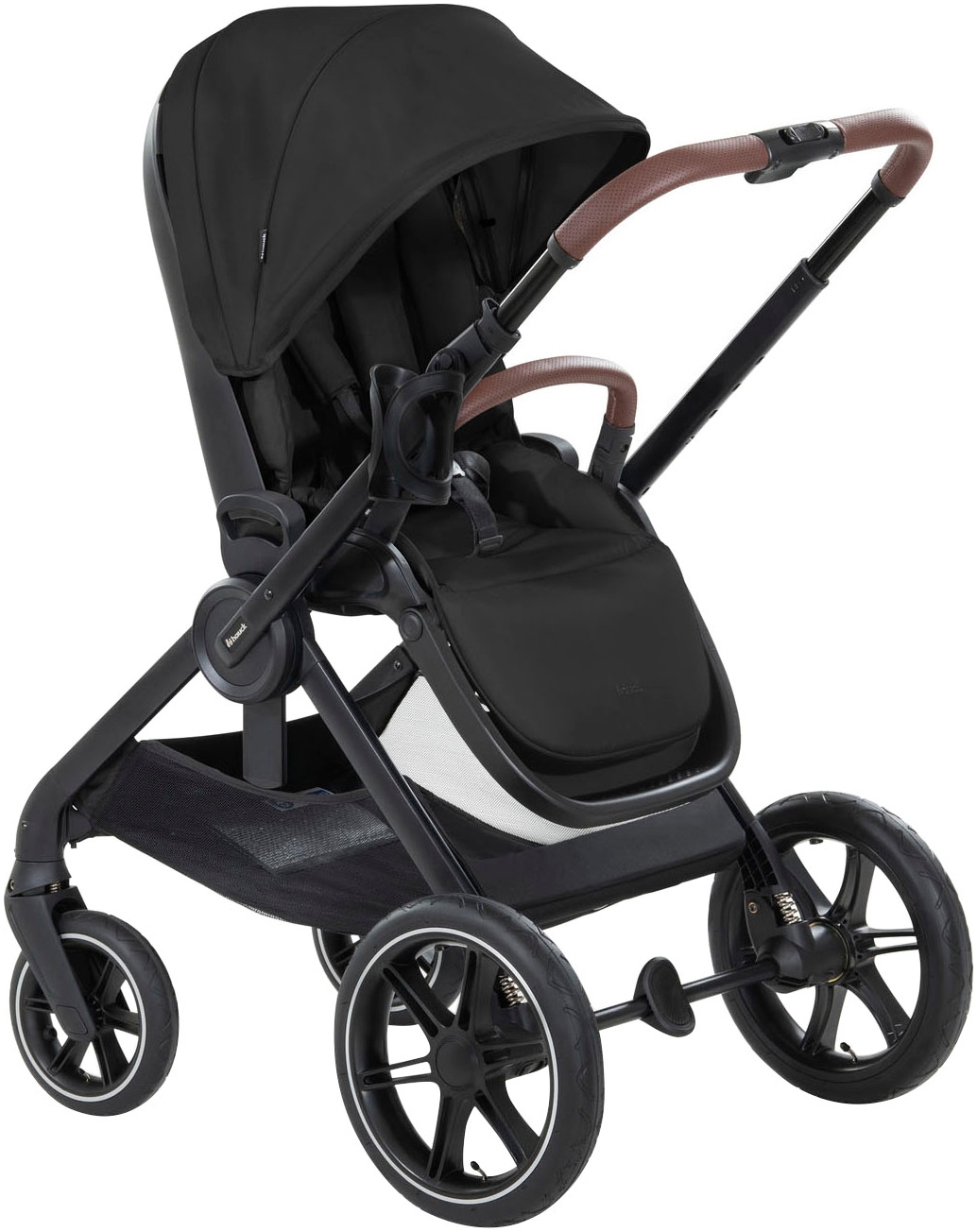 Hauck Kombi-Kinderwagen »Walk N Care Air Set, black«, 22 kg, belastbar bis 22 kg