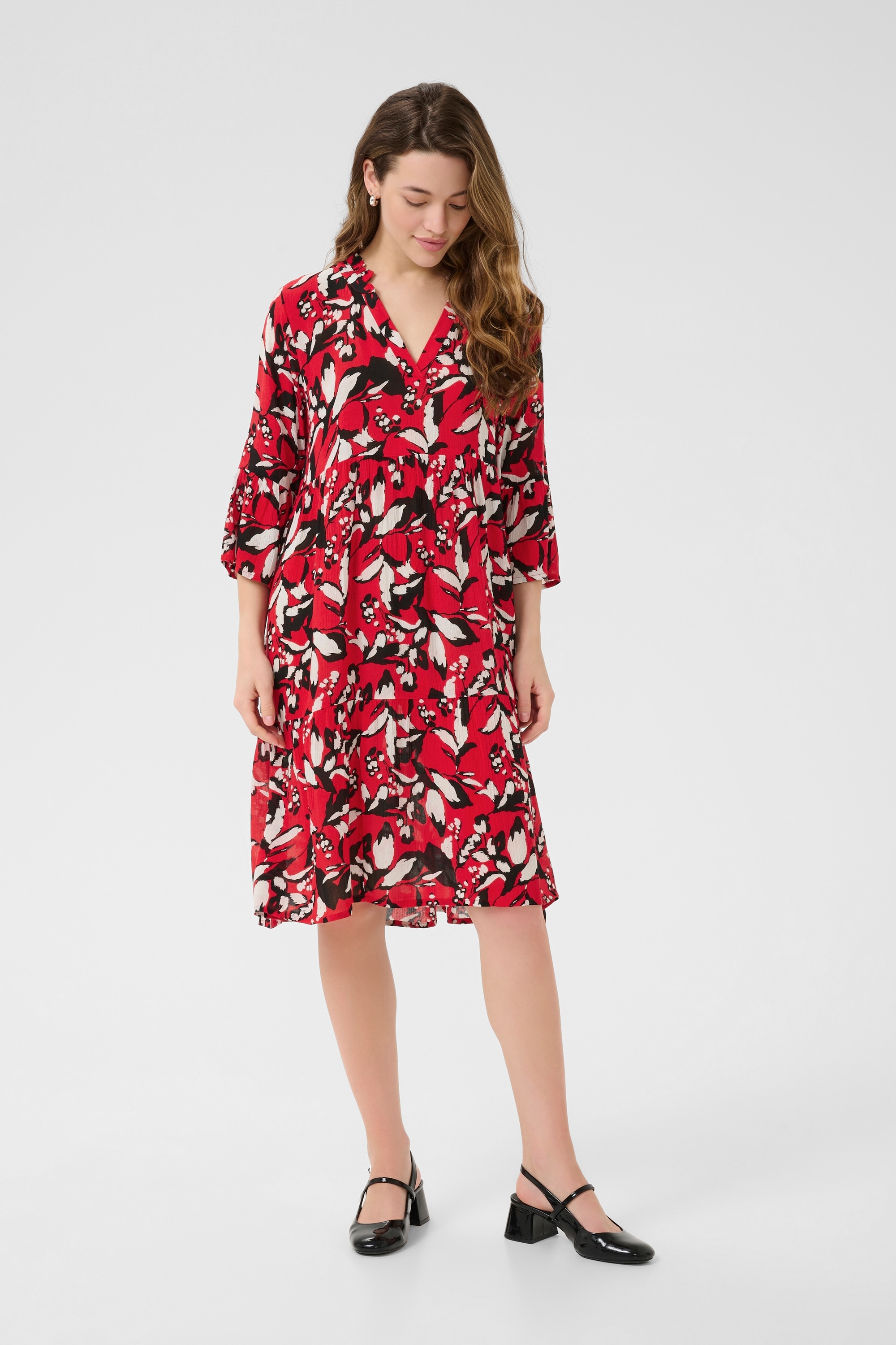 KAFFE Midikleid »Kleid KAhera«
