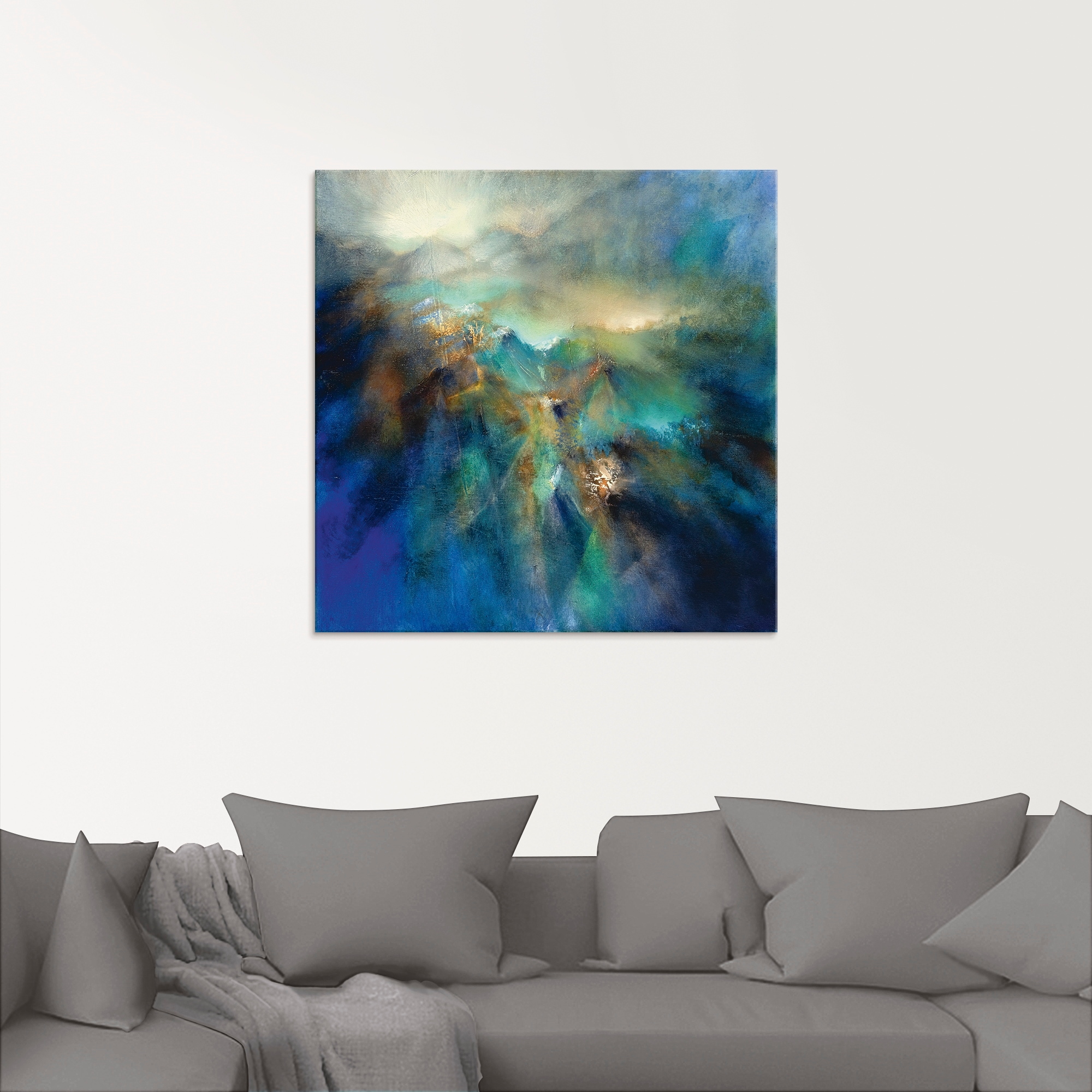 Artland Glasbild »Über allen Gipfeln« Landschaften 1 Stk. tlg. in verschiedenen Größen