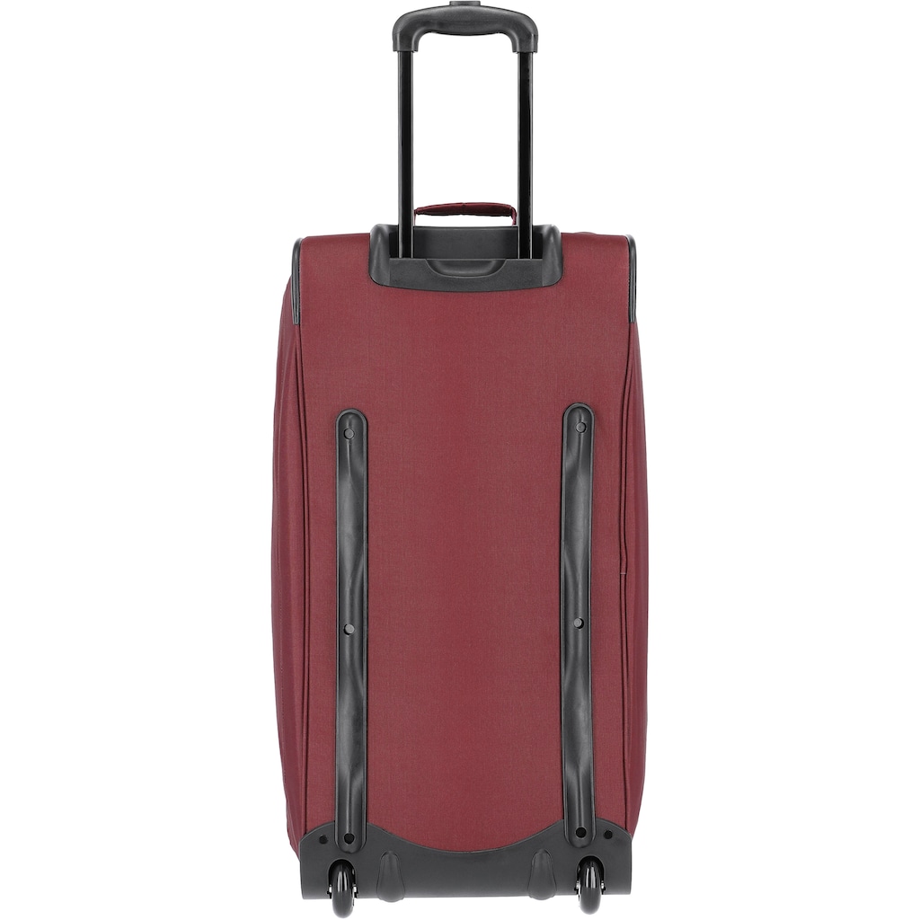 travelite Reisetasche »Basics Fresh, 71 cm, bordeaux«, Duffle Bag Reisegepäck Sporttasche Reisebag mit Trolleyfunktion