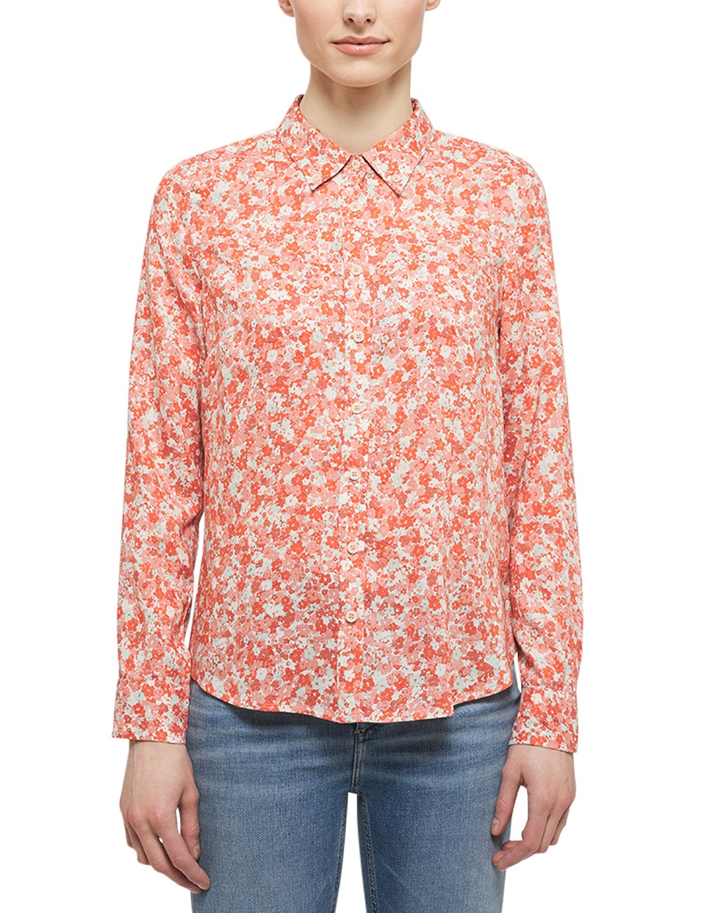 MUSTANG Hemdbluse »Emma flower AOP«