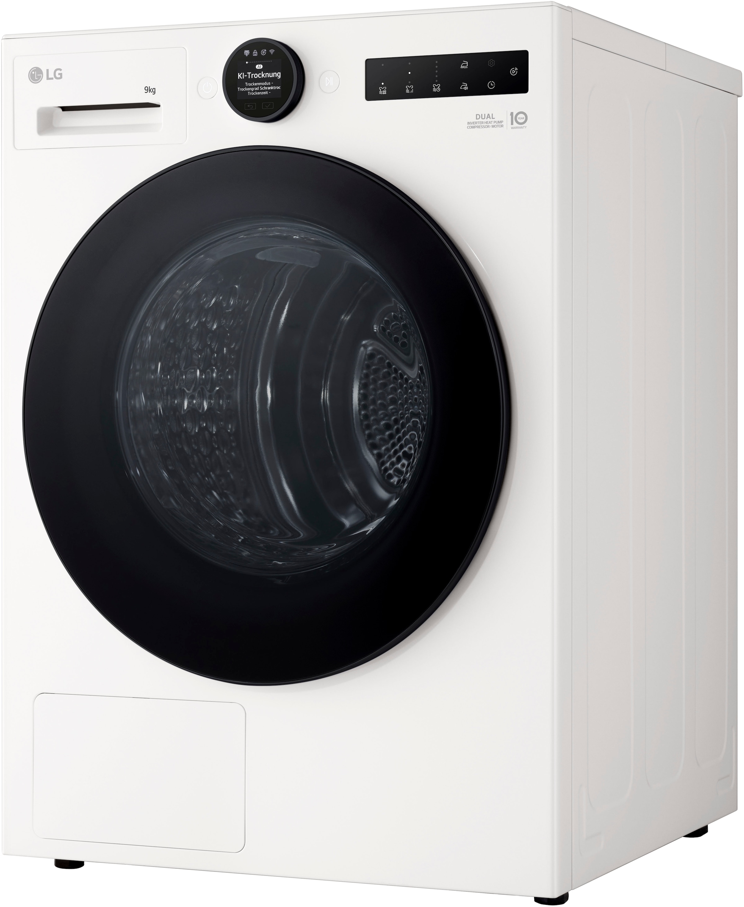 LG Wärmepumpentrockner »RT90X8C«, 9 kg, Allergy Care