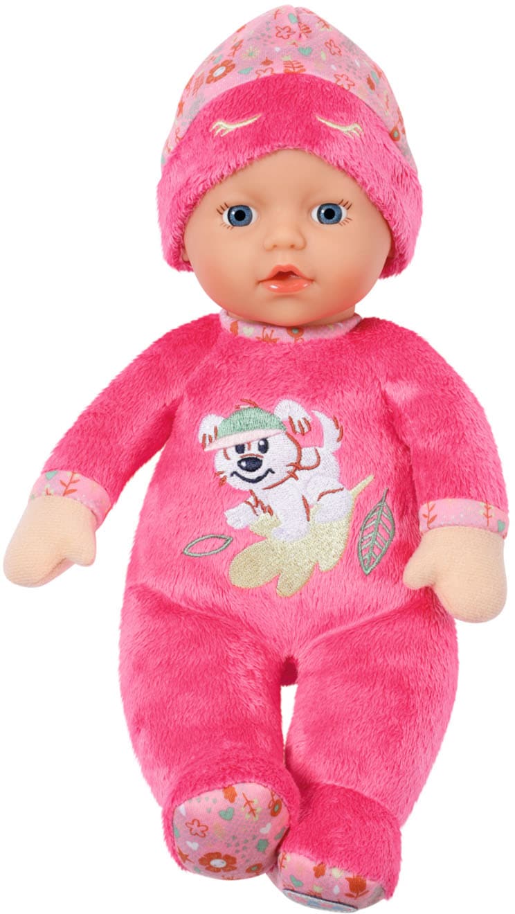 Babypuppe »Sleepy for babies, pink, 30 cm«, mit Rassel im Inneren