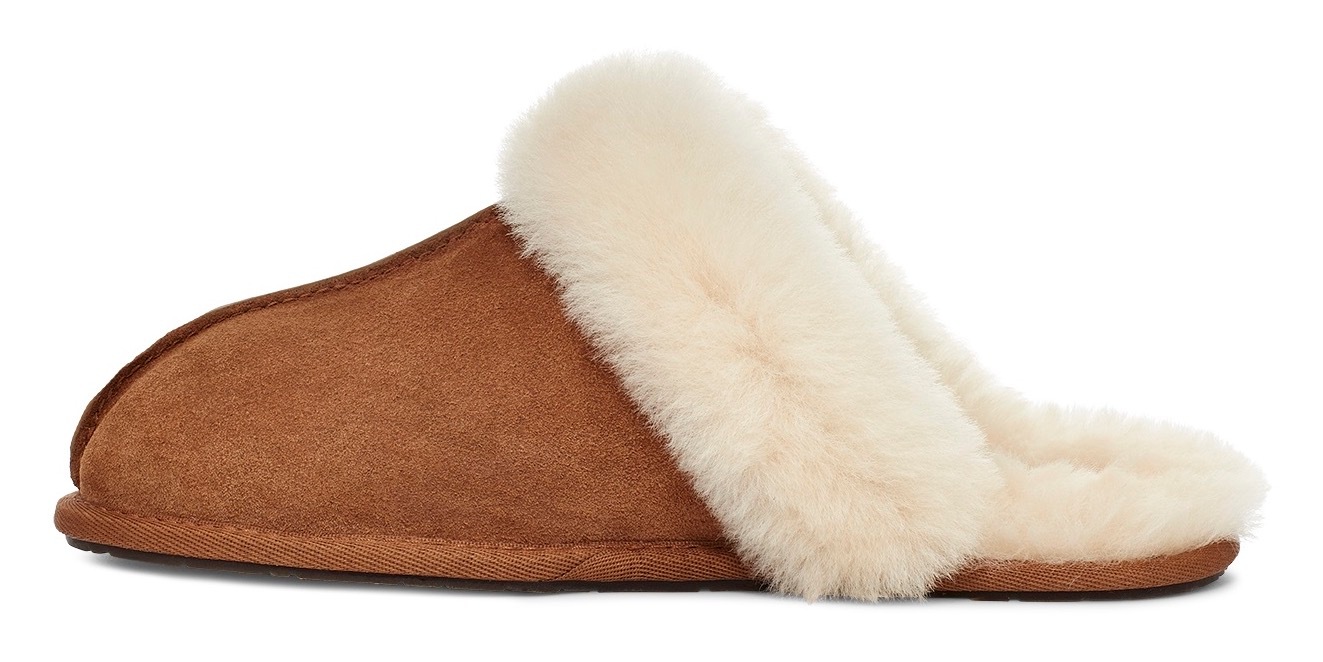 UGG Hausschuh »Scuffette II«, Pantoffel, Clog, Mule, Flats mit Fellkragen