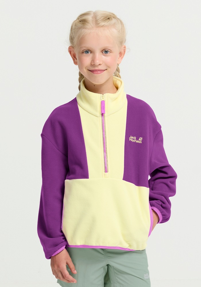 Jack Wolfskin Strickfleece-Pullover »COLORBLOCK TAUNUS HZ K«