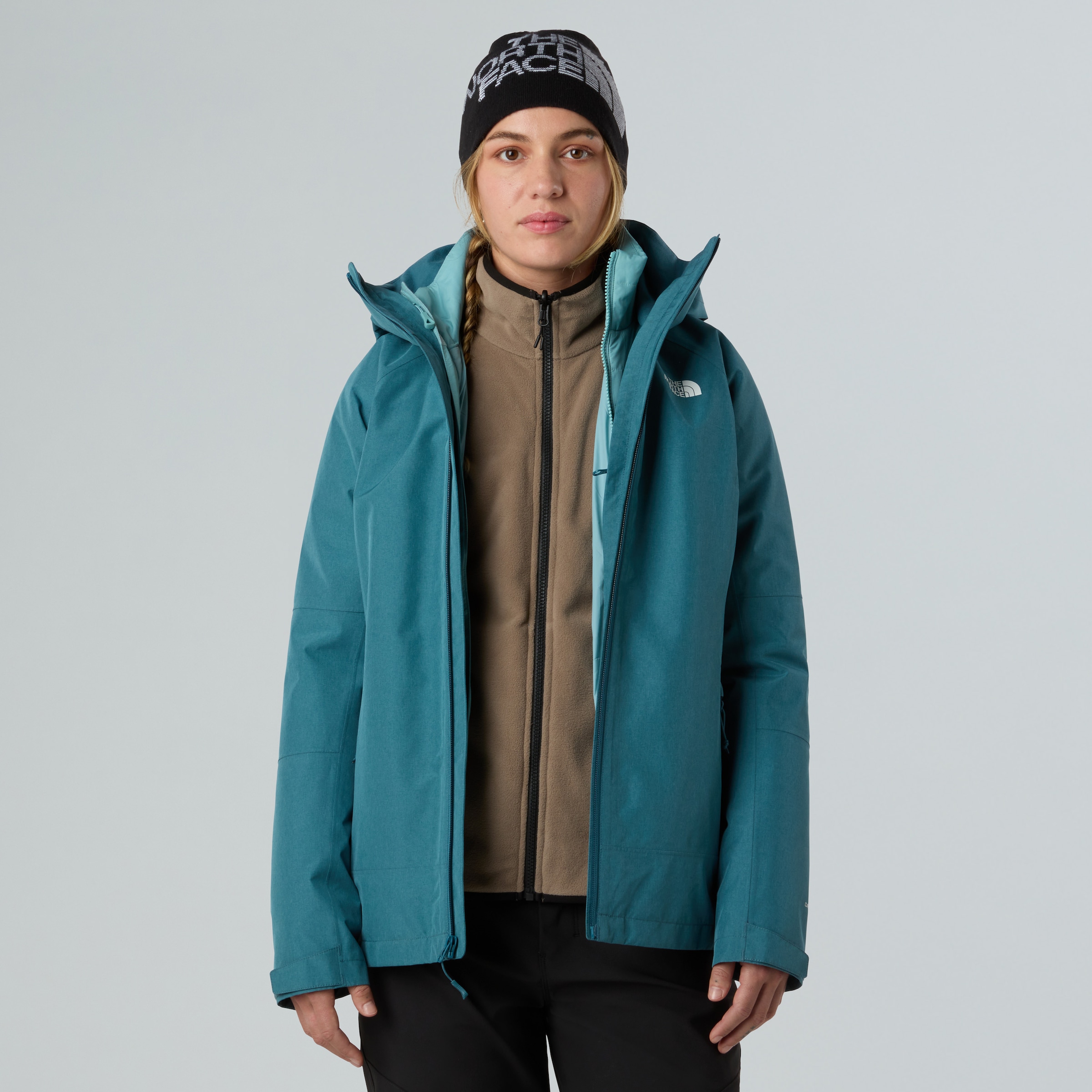 The North Face 3-in-1-Funktionsjacke »W INLUX TRICLIMATE - EU«, (1 St.), 3-in-1, warm, wasserdicht, feminin – Übergangsjacke