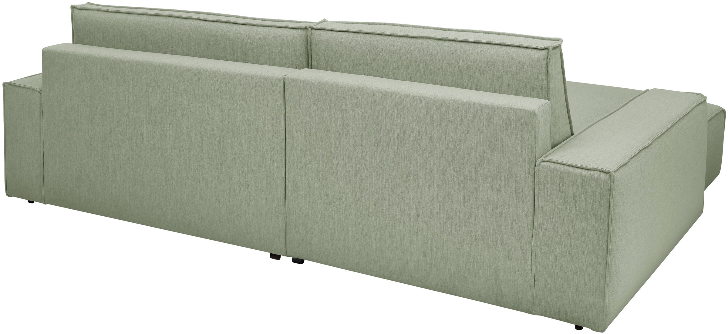 Home affaire Ecksofa »NEU: SHERWOODL XXL 284, Big-Sofa L-Form, tiefe Sitzfläche 95 cm, Cord,«, Leinenoptik, Recamiere rechts/links, auch als Schlafsofa stellbar