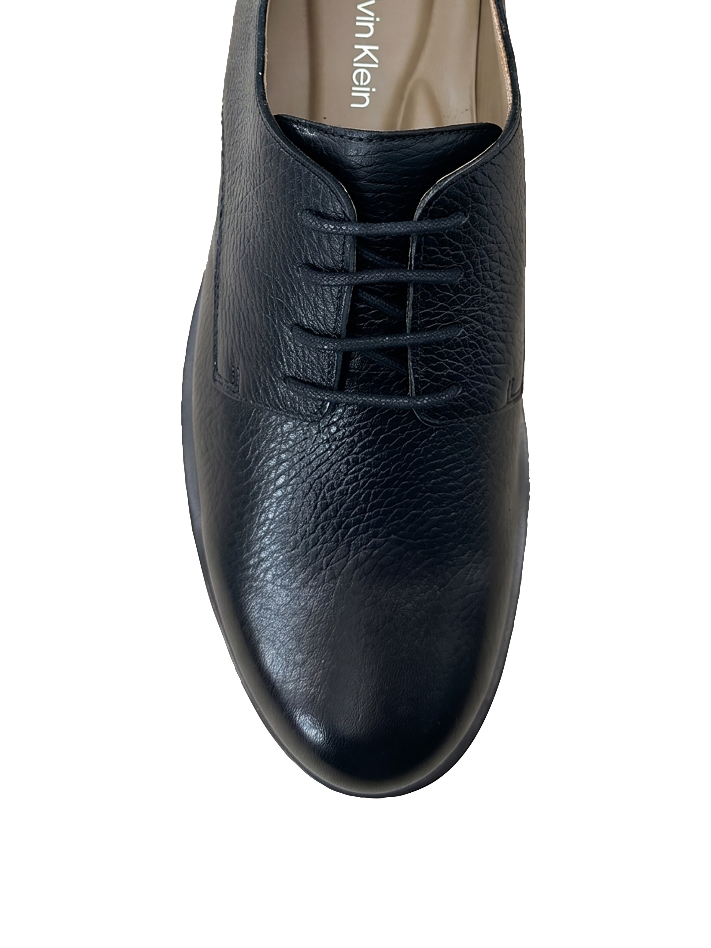 Calvin Klein Schnürschuh »ESS RUBBER DERBY TU LTH«  Abendschuh, Anzugschuh, Business-Schuh mit Logoprägung, schmale Form