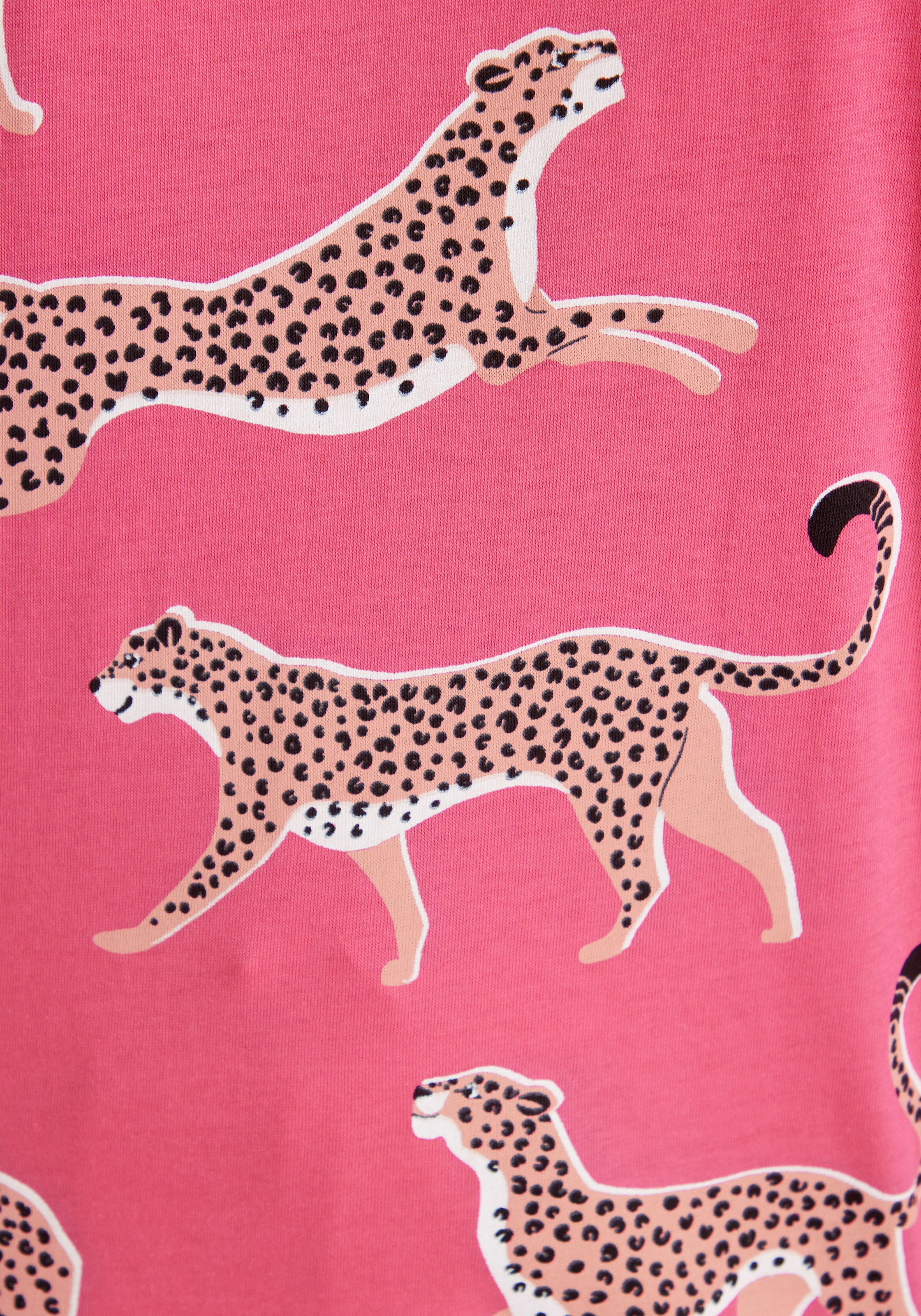 Vivance Dreams Pyjama, (2 tlg.), mt Animal Alloverprint