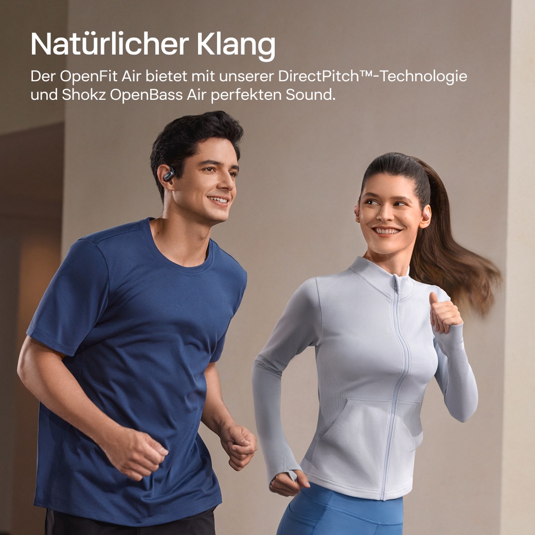 Shokz Open-Ear-Kopfhörer »OpenFit Air + Case«