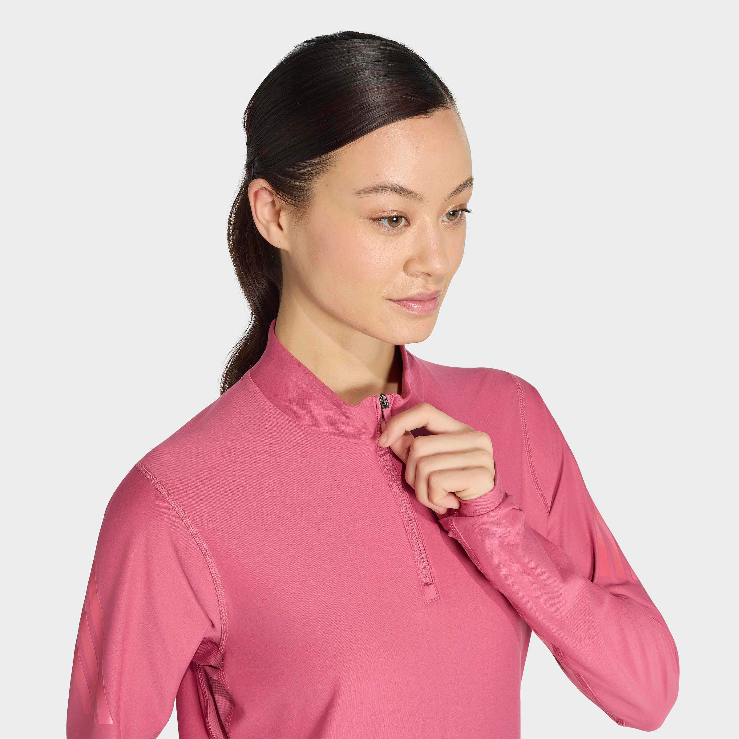 adidas Performance Laufshirt »ADI365 ICONIC RUNNING MIT REISSVERSCHLUSS BIS ZUR BRUST«