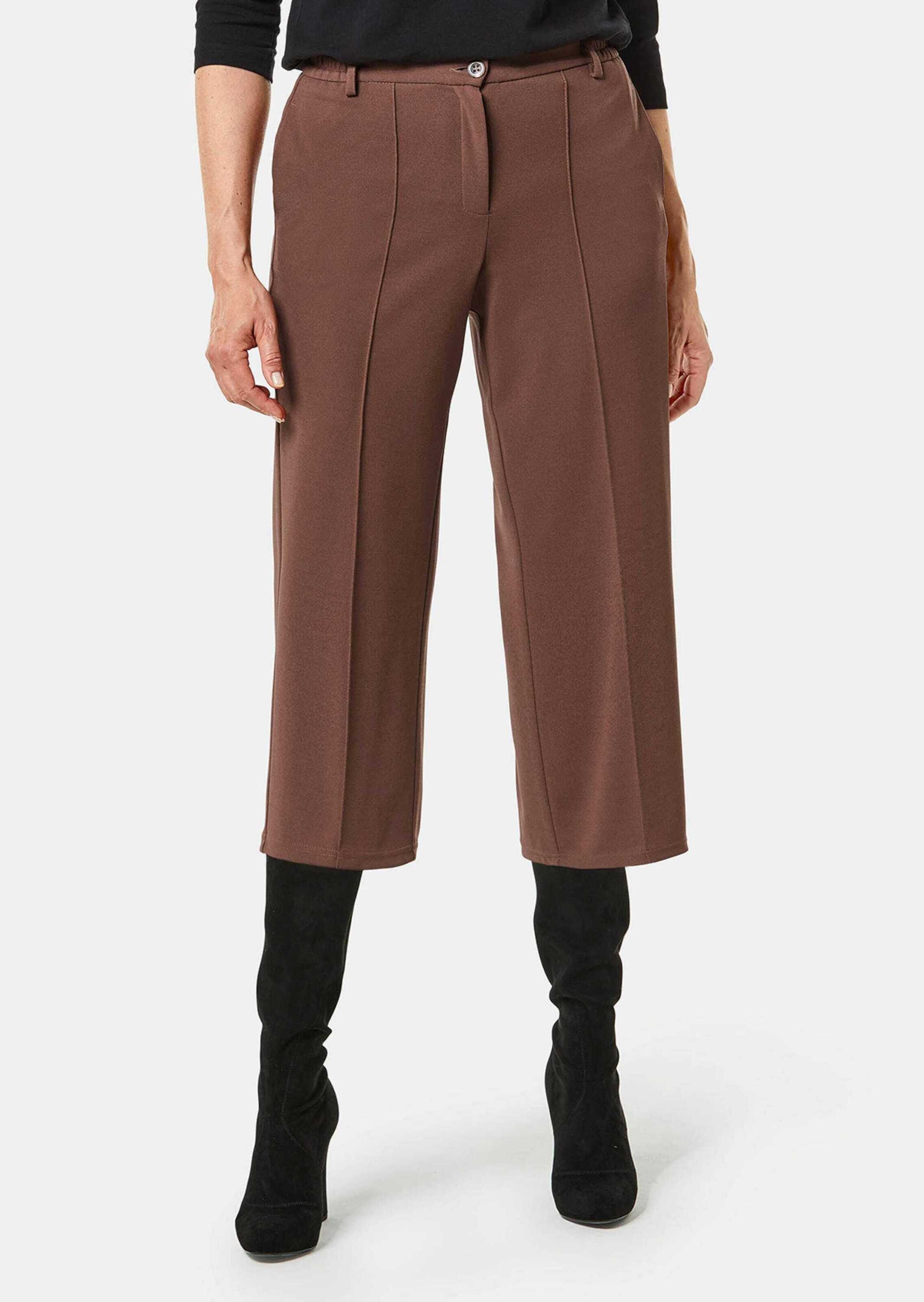 GOLDNER 2-in-1-Hose »Bequeme Culotte mit streckender Biese«