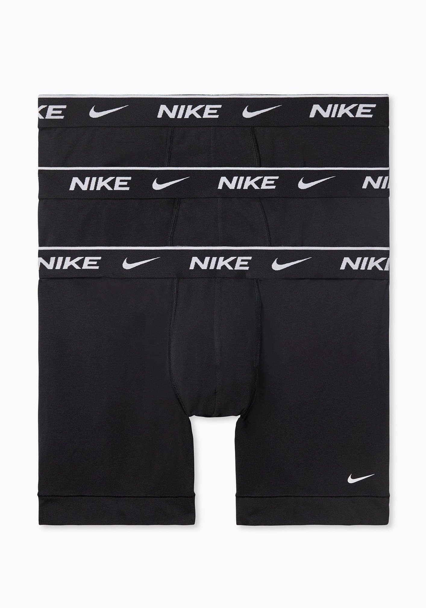 NIKE Underwear Boxer, (3 St.), mit besonders langem Bein und Nike Logobund