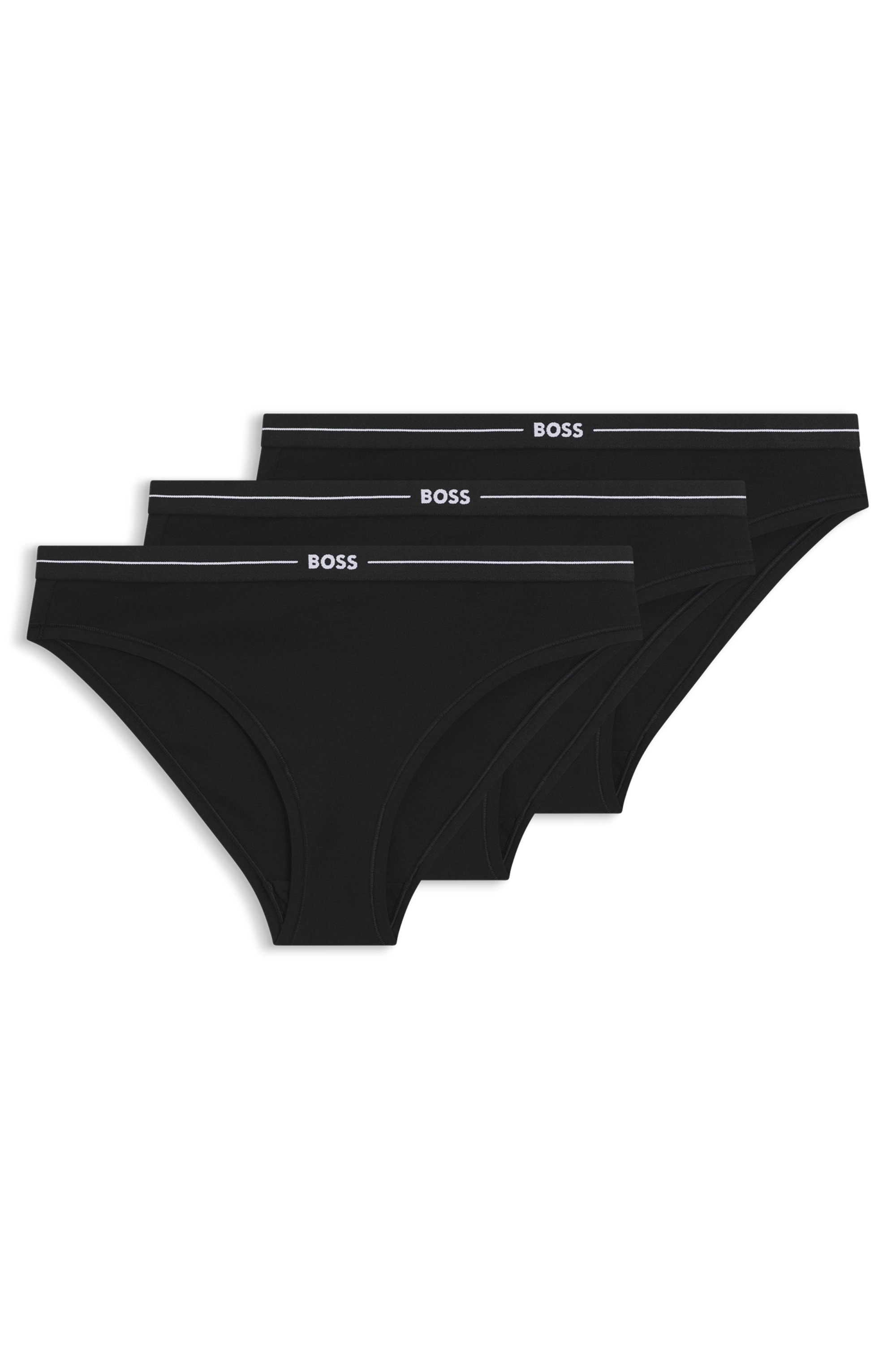 BOSS Slip »3P BRIEF« Packung, 3er, 3 Stk. mit elastischen Logobund