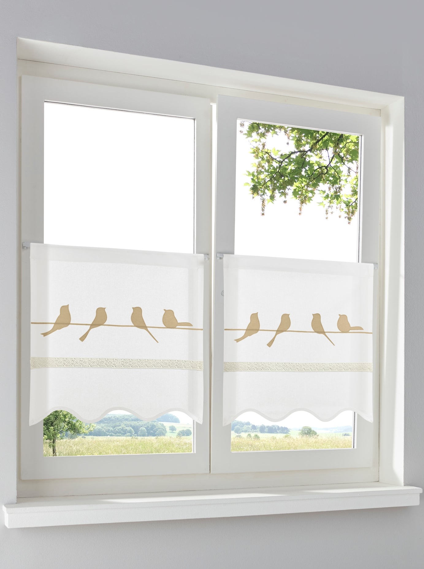 heine home Querbehang Stangendurchzug 1 Stk. tlg.