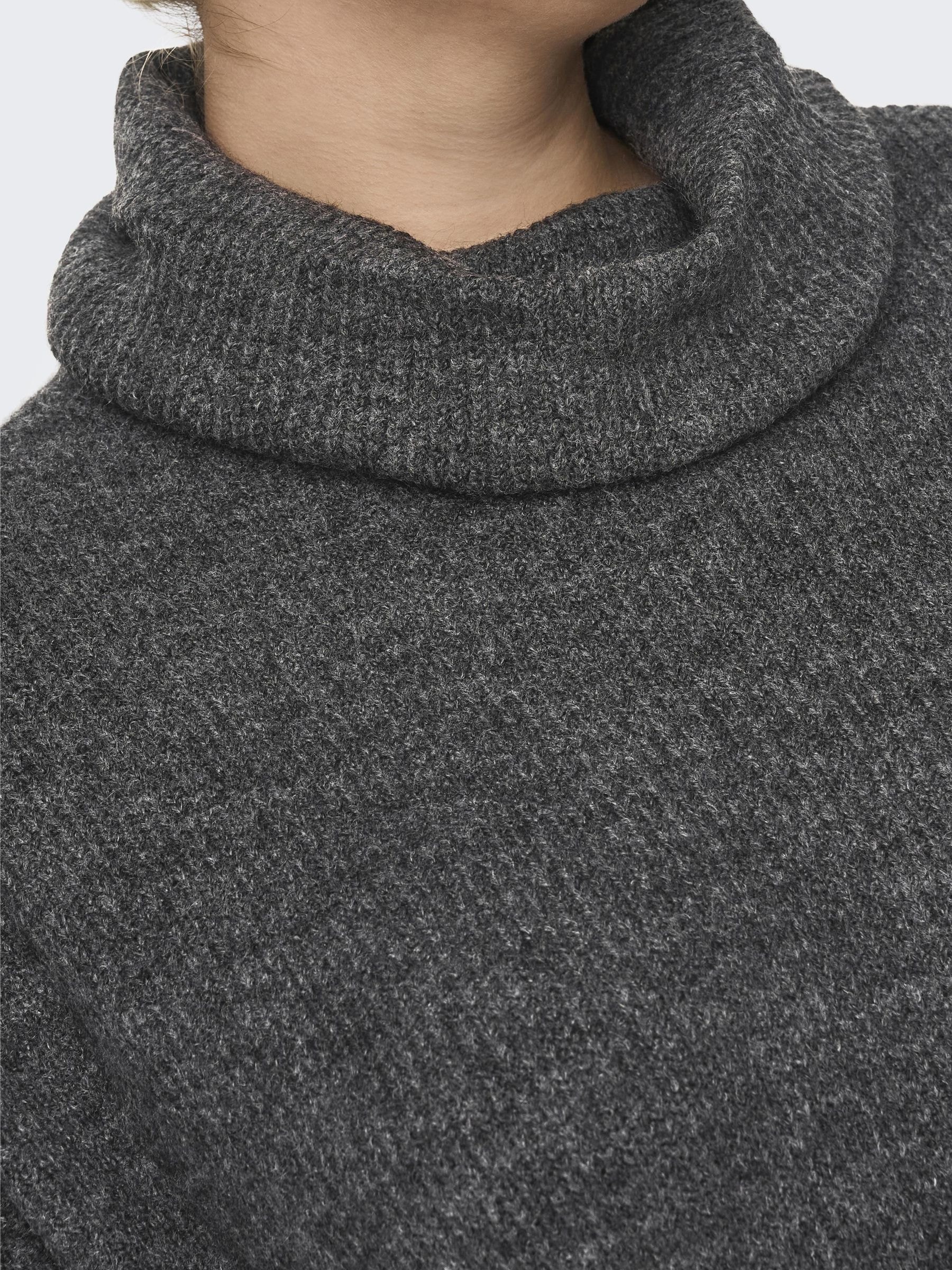 ONLY CARMAKOMA Strickkleid »CARJANA L/S COWLNCK DRESS WOOL KNT«
