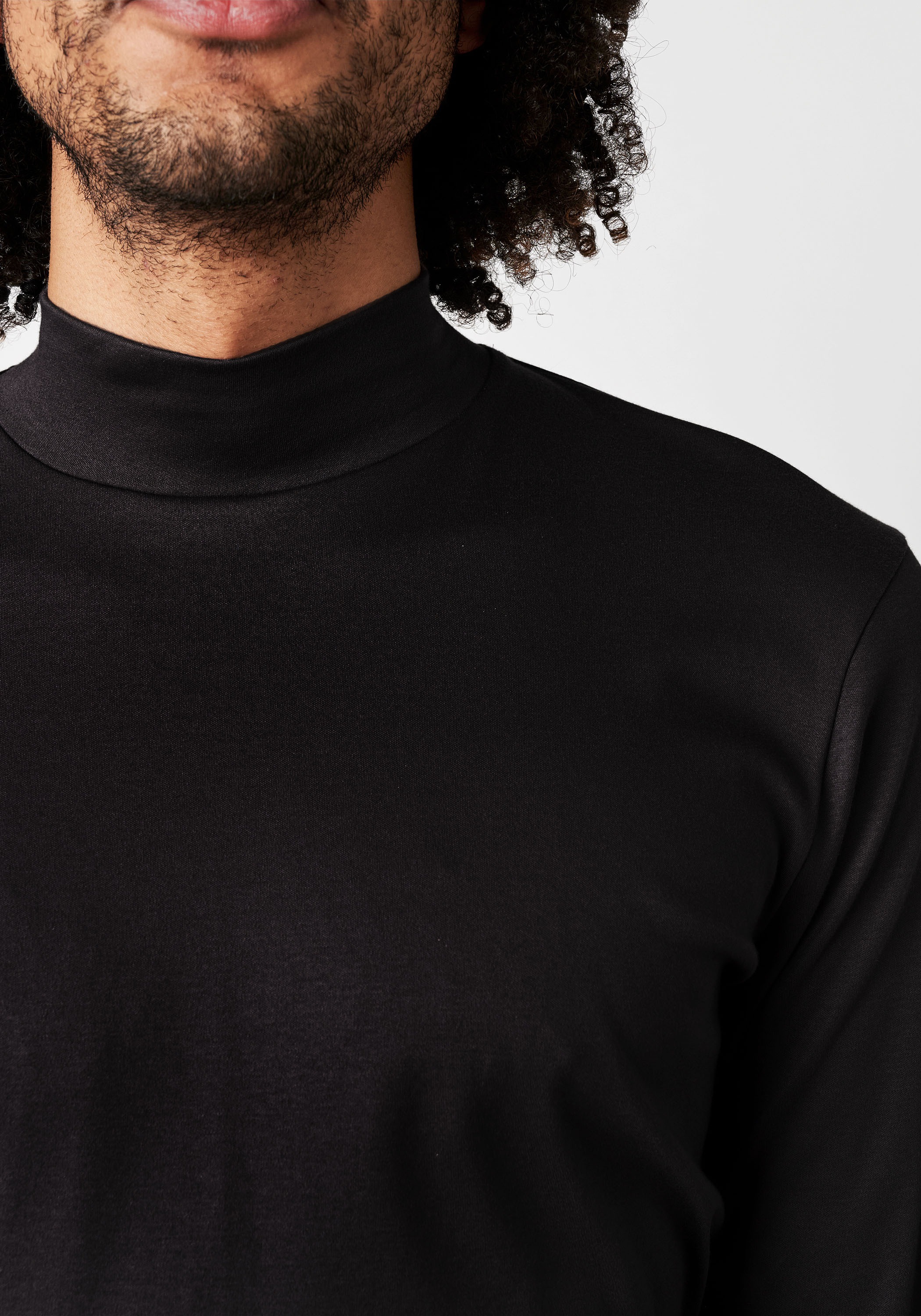 DESOTO Rollkragenshirt »Jersey Rollkragenshirt langarm«, Stretch-Qualität