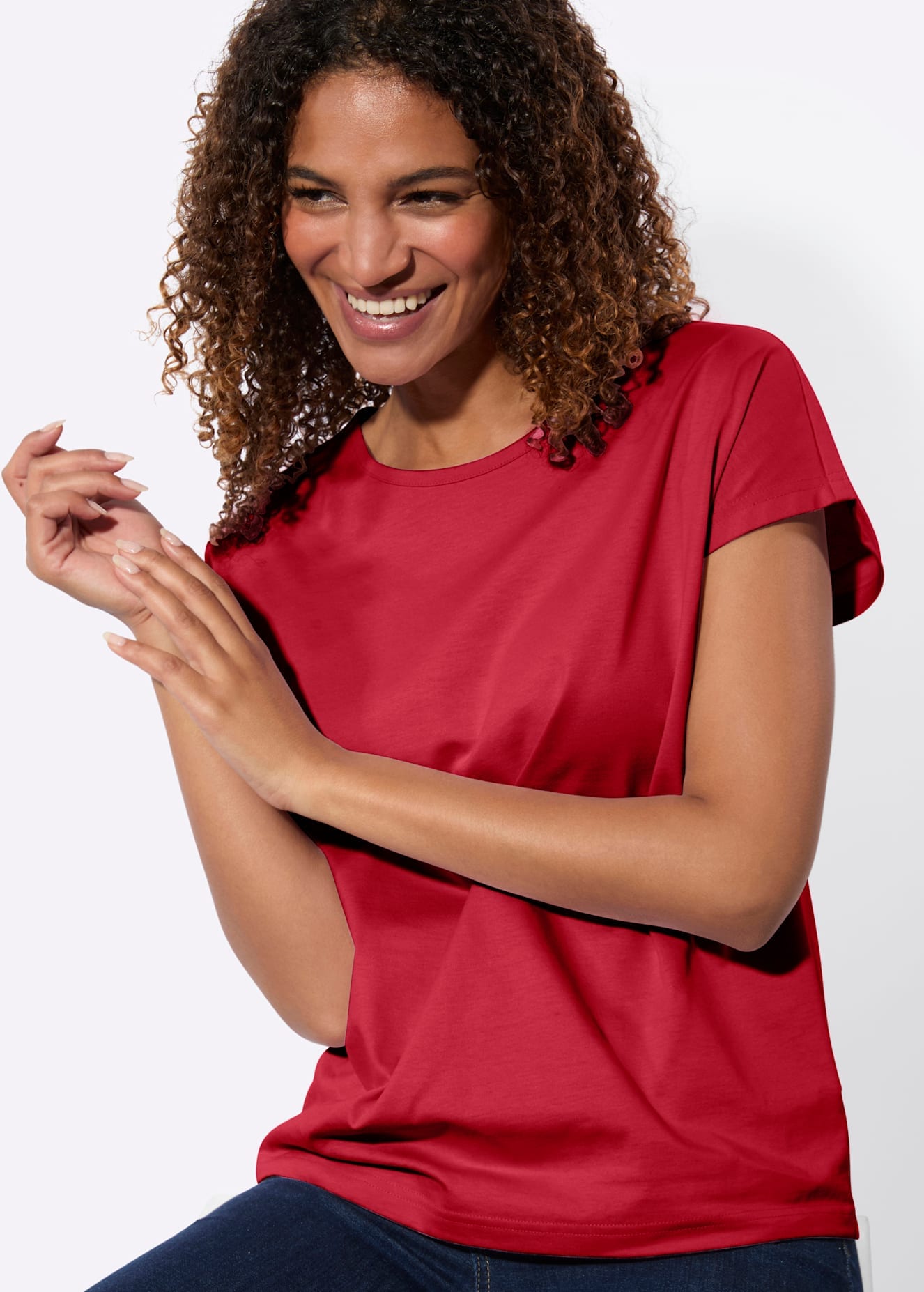 Casual Looks Rundhalsshirt »2er-Pack Shirts« 2 tlg.