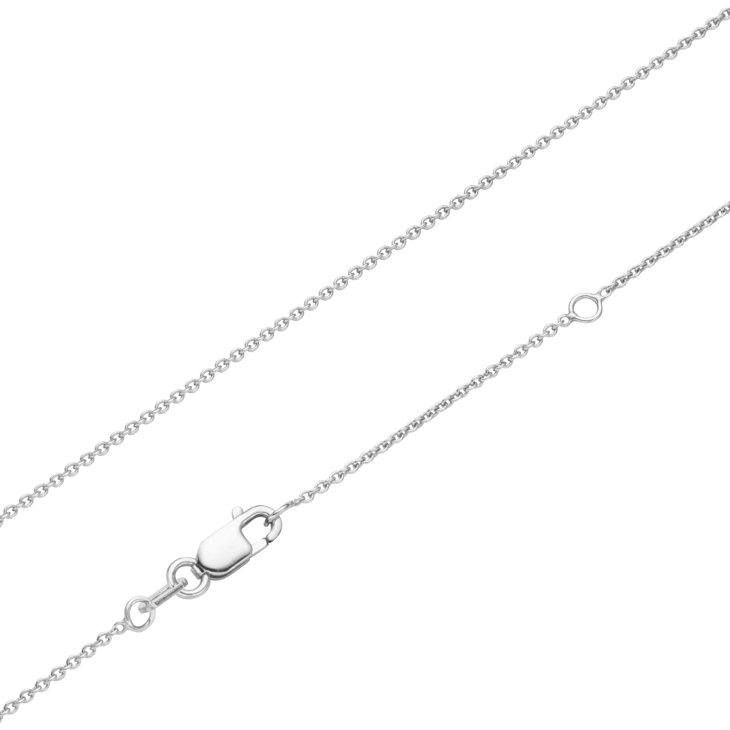 Firetti Kette mit Anhänger »Schmuck Geschenk Silber 925 Halsschmuck Halskette runde Platte Pfoten«, mit Emaille