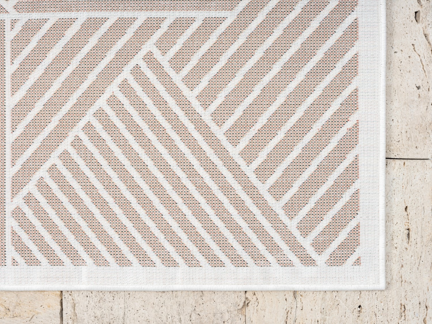 Myflair Möbel & Accessoires Teppich »Vill, LAGERRÄUMUNG!« rechteckig 8 mm Höhe modernes Design, Hoch-Tief Effekt, Outdoor geeignet, Balkon, Terrasse