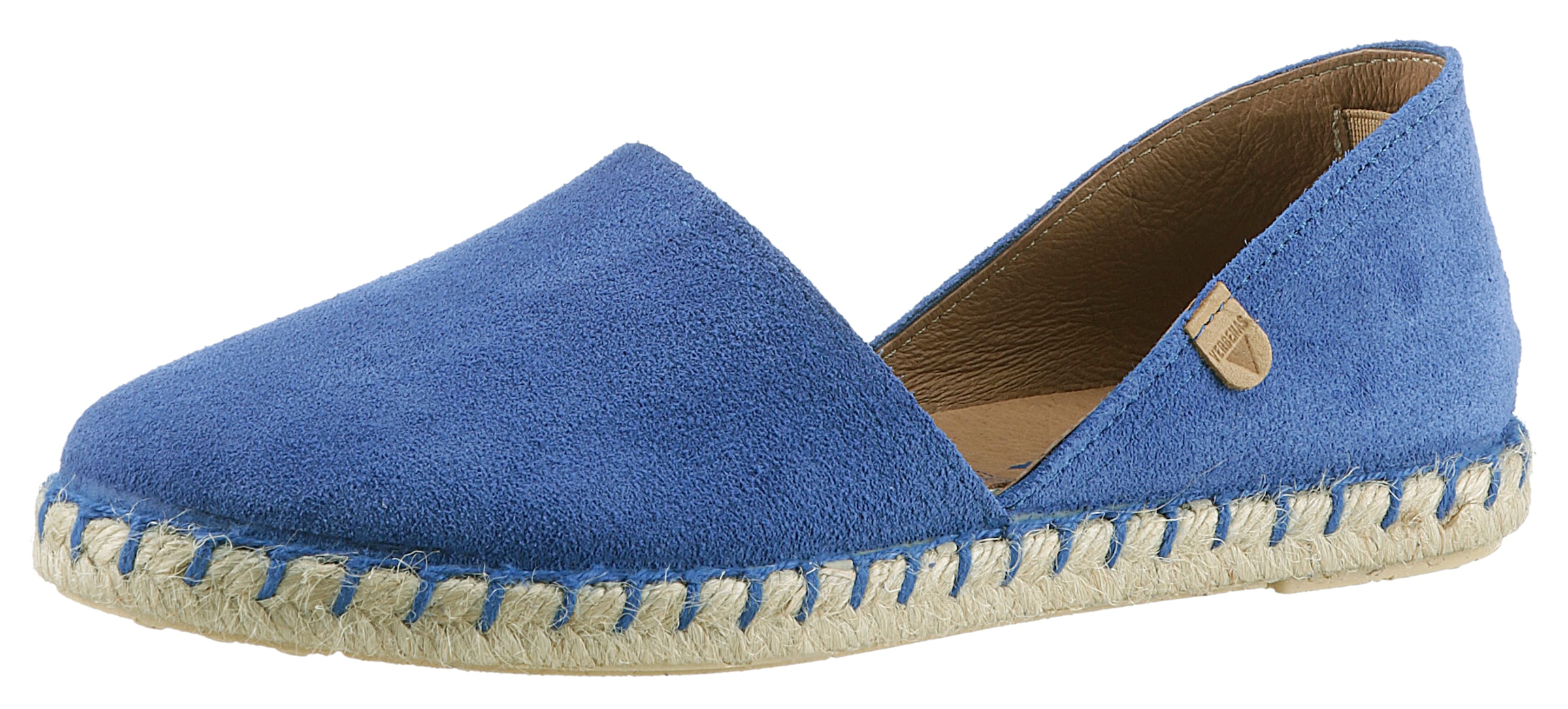 VERBENAS Espadrille »CARMEN SERRAJE«, Schlupfschuh, Sommerschuh, Loafer mit typischem Jute-Rahmen