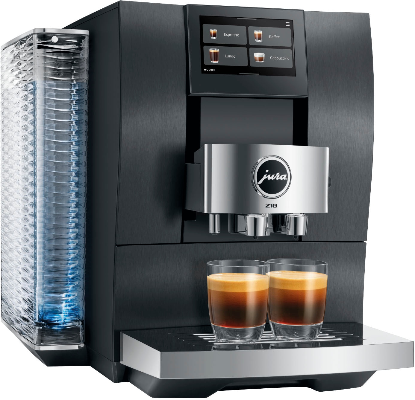 JURA Kaffeevollautomat »15609 Z10 (EB), Aluminium Black« 51 Spezialitäten, Touch, Light & Cold Brew