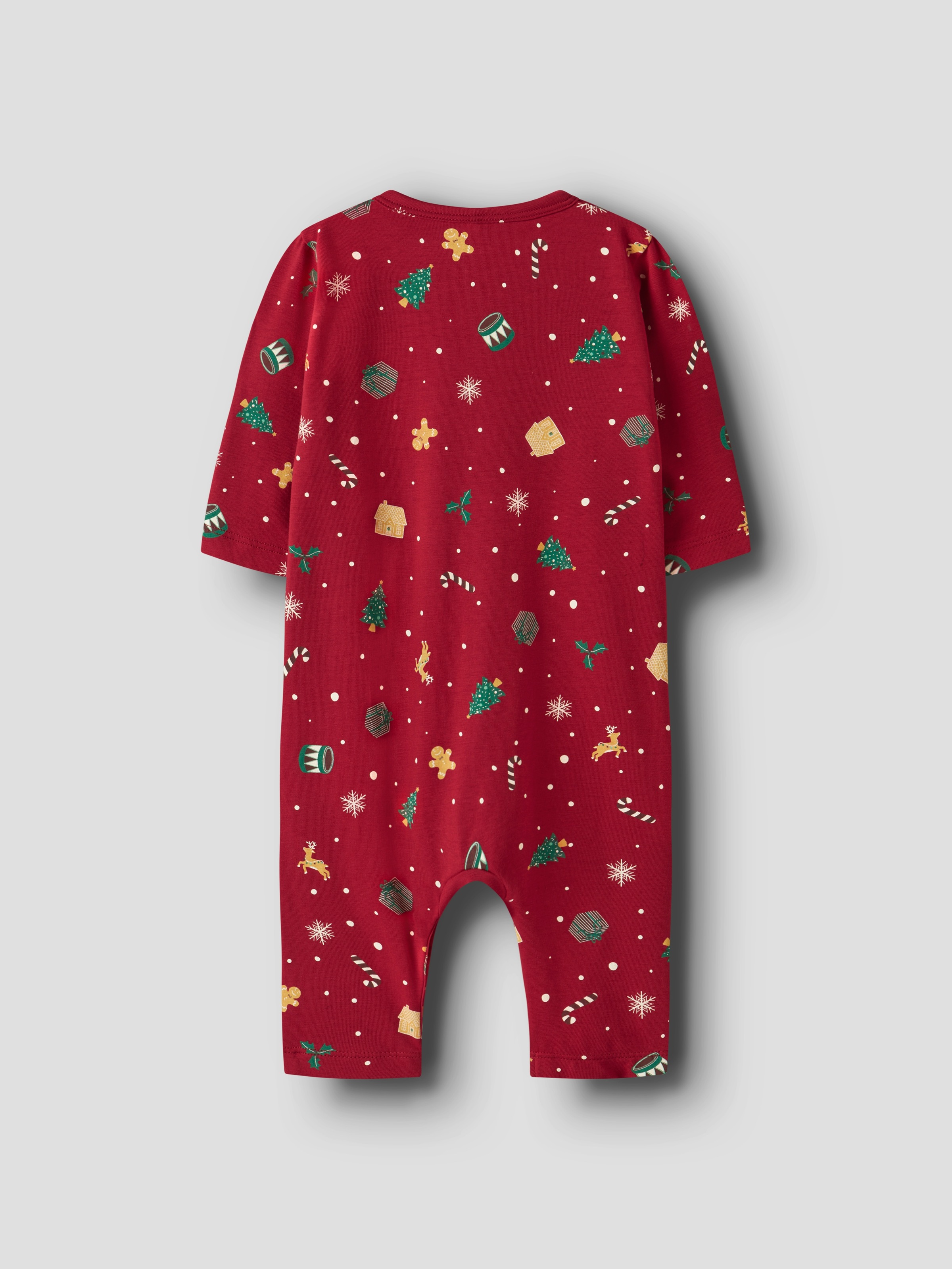 Name It Strampler »NBNVISMAS LS NIGHTSUIT« mit Weihnachtsmotiv