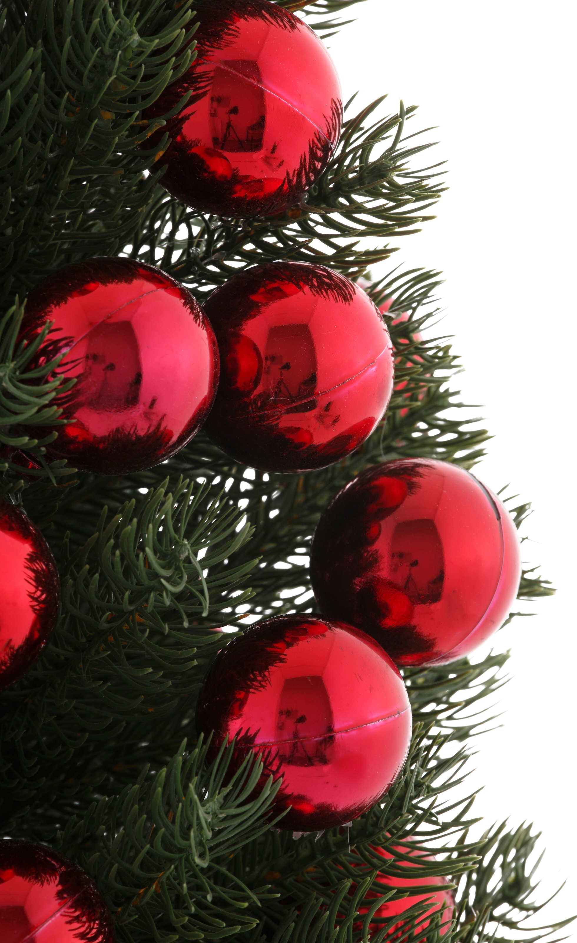 bestellen künstlicher roten Shop OTTO Online & im »Weihnachtsdeko, Weihnachtsbaum Tannenbaum«, Künstlicher Accessoires Myflair Möbel im Kugeln Topf, mit Christbaum,