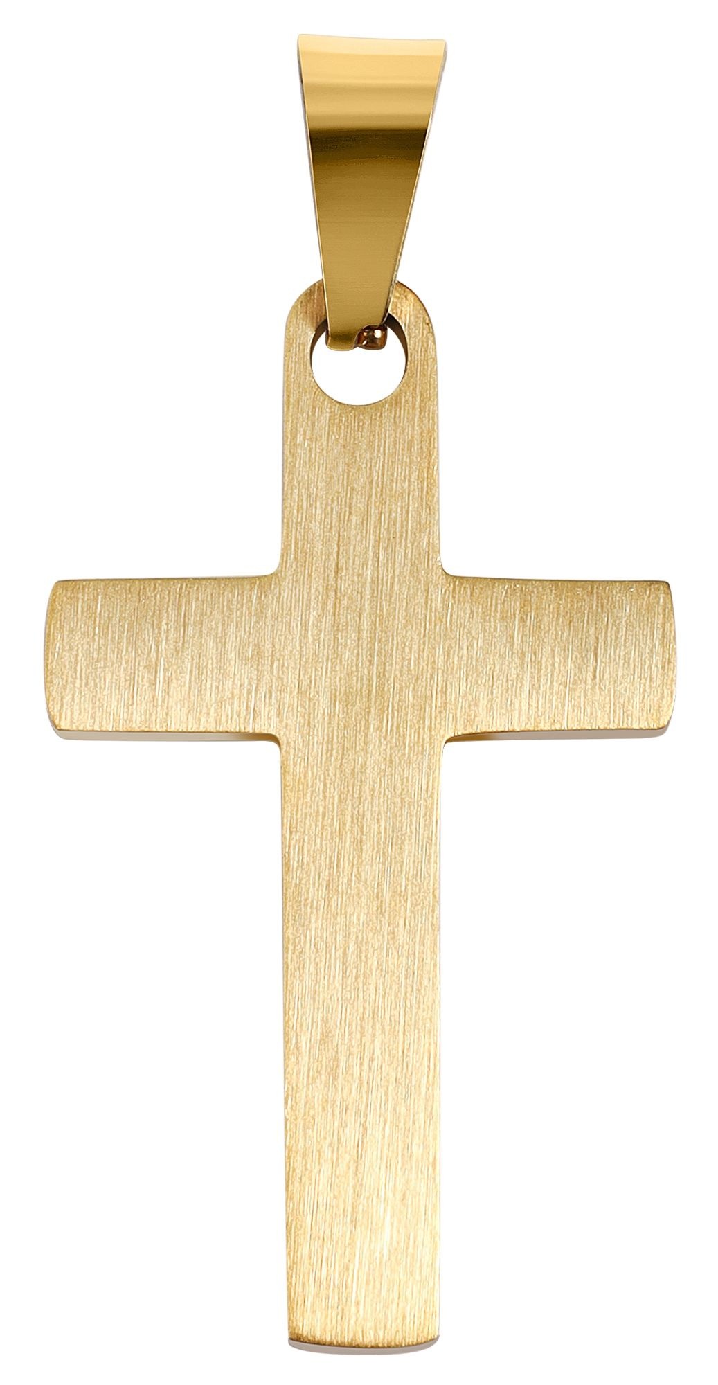 Adelia´s Kreuzanhänger »Unisex Anhänger ¿ Kreuz Kreuzanhänger aus Edelstahl«