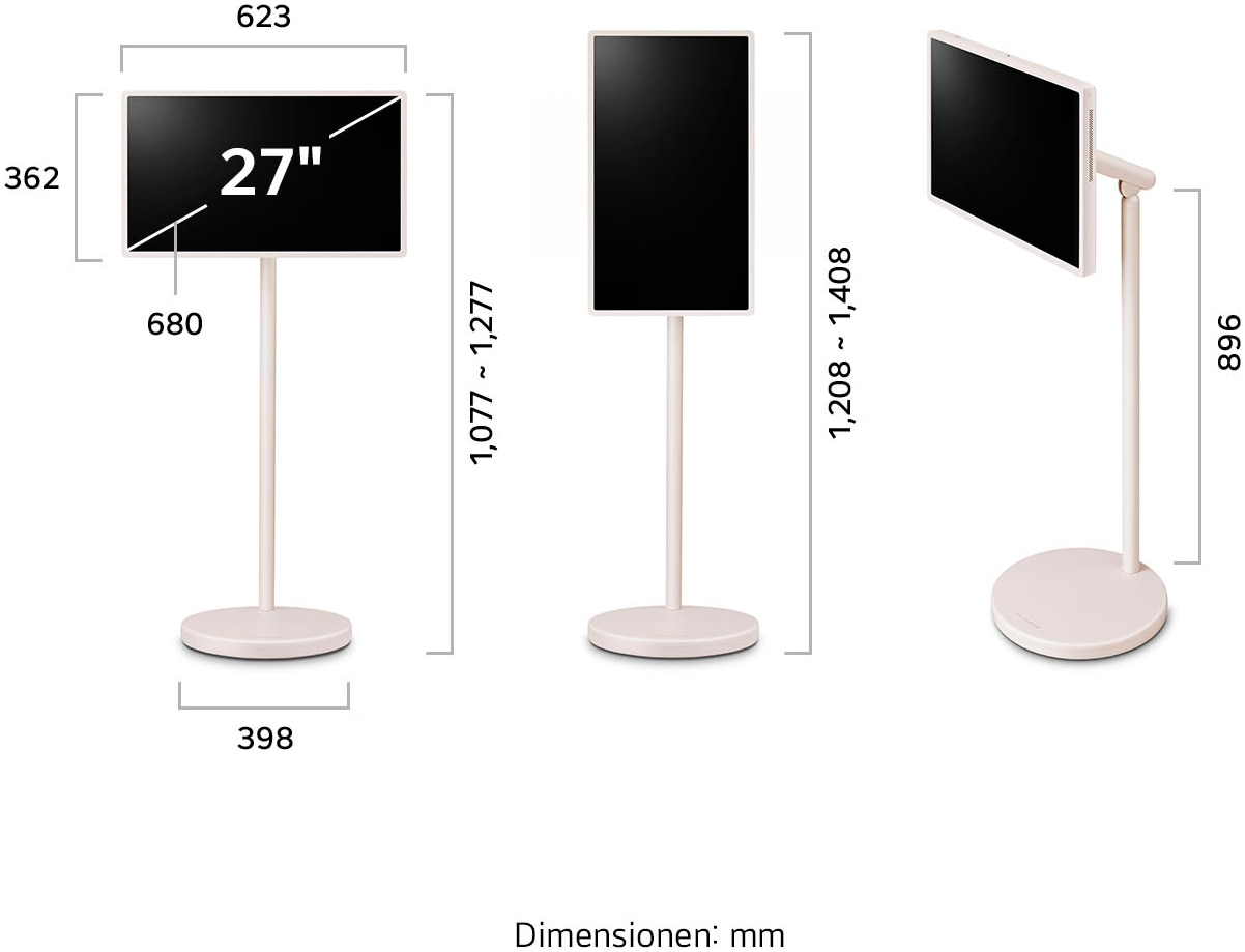 LG LED-Fernseher »27LX6TDGA«, QHD, Smart-TV