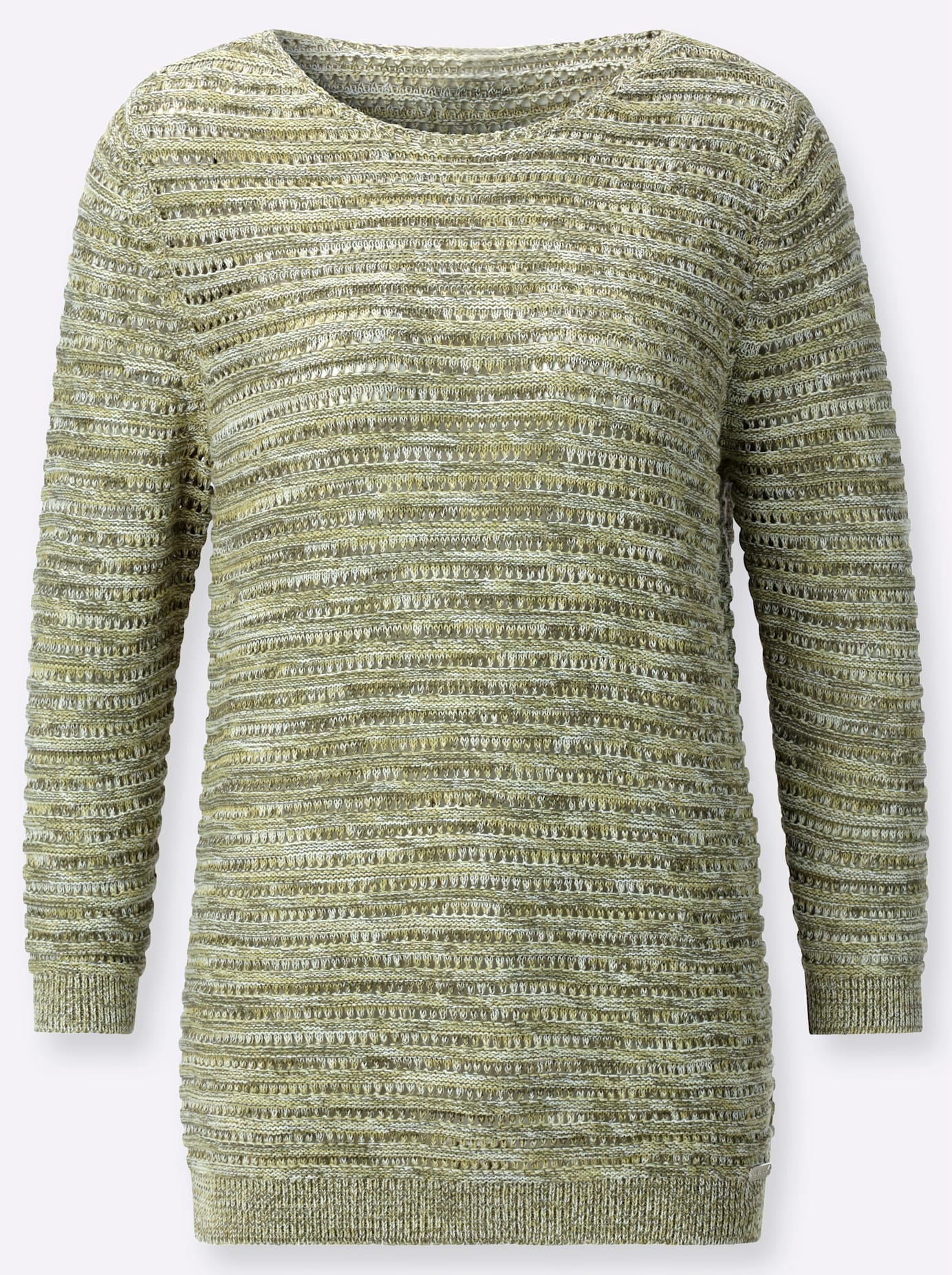 Casual Looks 3/4 Arm-Pullover »Ajour-Pullover«