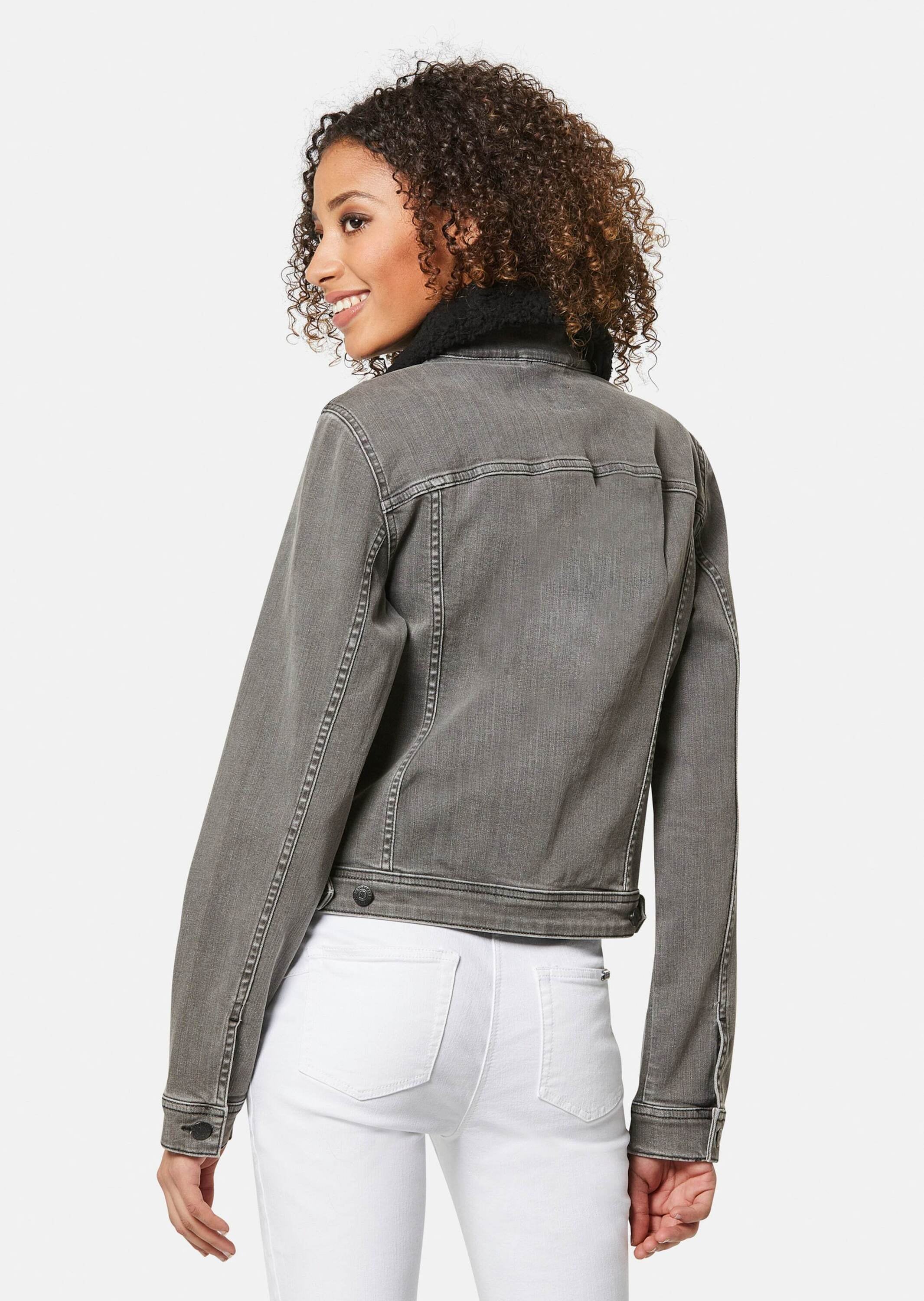 MADELEINE Jeansjacke »Jeansjacke Jeansjacke mit Teddykragen«