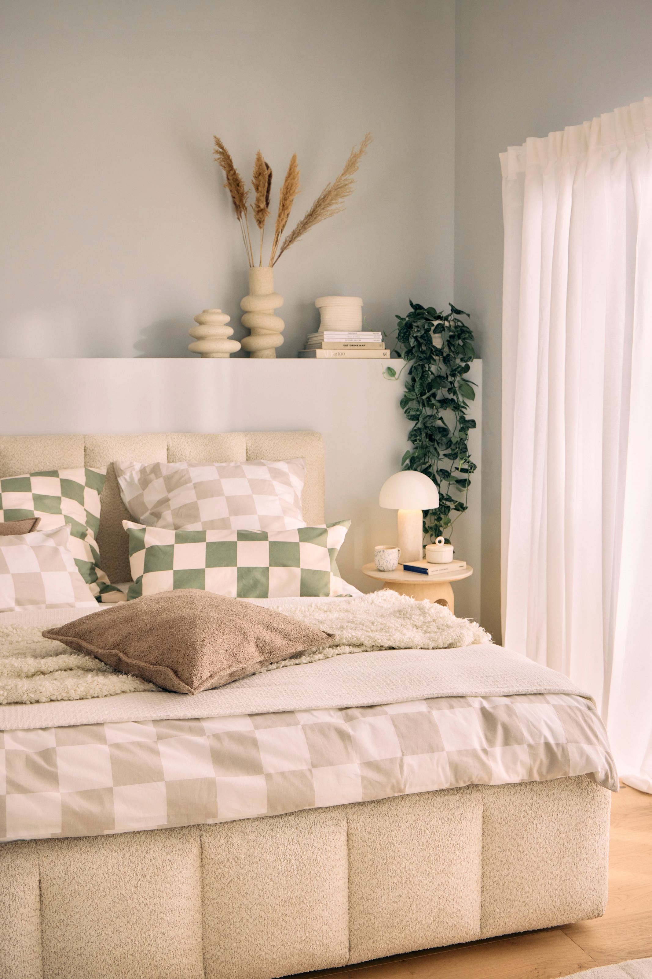 homsy by Ana Johnson Bettwäsche »Chessley« mit coolem Karo-Muster, ab Größe 135x200 cm, by Ana Johnson