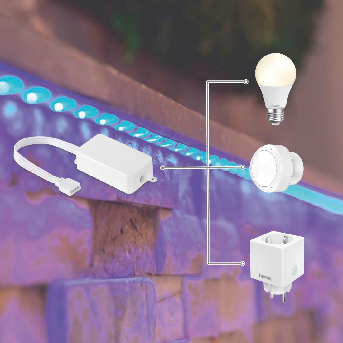Hama WLAN-Adapter »WLAN-Controller für LED Streifen, ohne Hub für App- & Sprachsteuerung«, ohne Hub/Gateway/Bridge