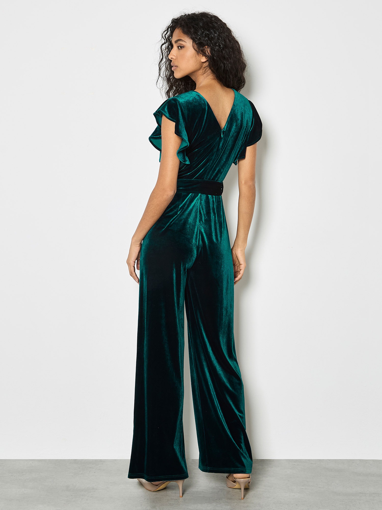 Apricot Jumpsuit »Partyjumpsuit« mit Bindeband,  aus Samt