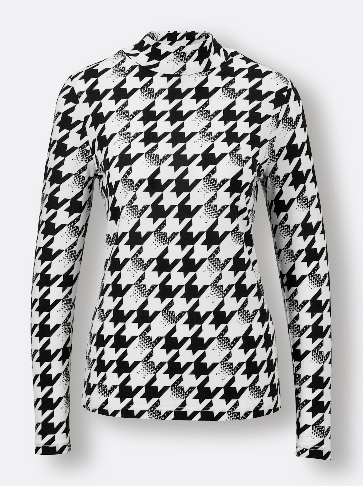 CREATION L PREMIUM Stehkragenshirt »Modal-Woll-Shirt«, (1 tlg.)