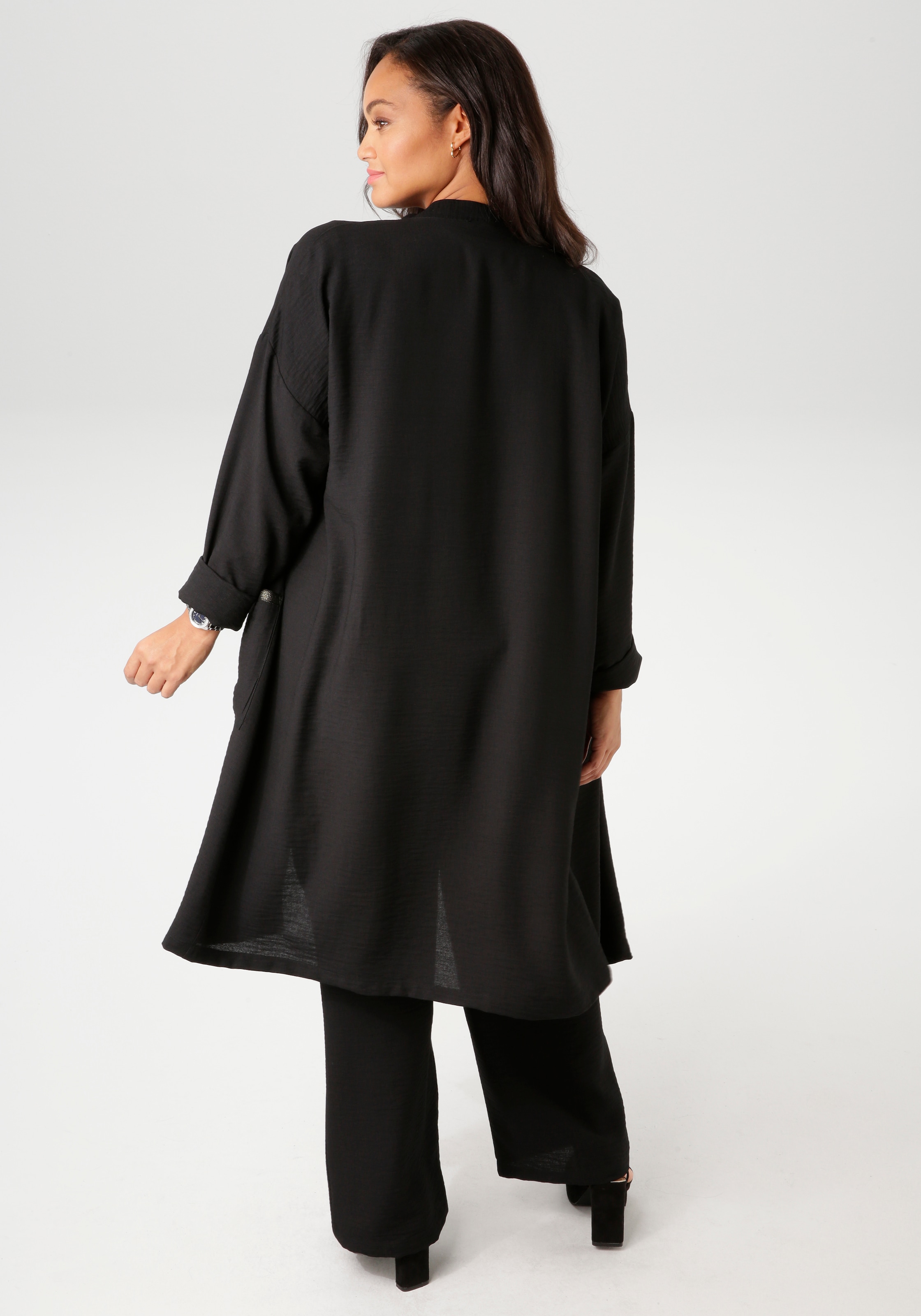 Aniston PLUS Langjacke, aus strukturierter Ware - NEUE KOLLEKTION