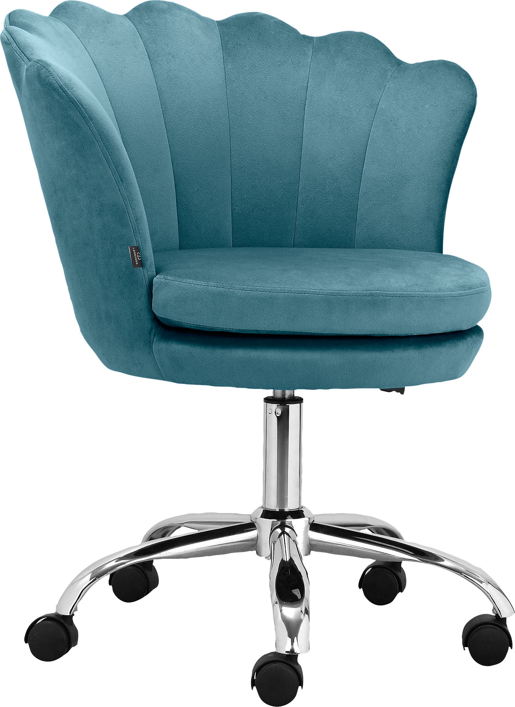 Leonique Bürostuhl »Helleu«, hohenverstellbar, 360° verschiedenen OTTO cm in Sitzhöhe bei Metall, Gestell aus enthältlich, Farbvarianten drehbar, 48-56,5