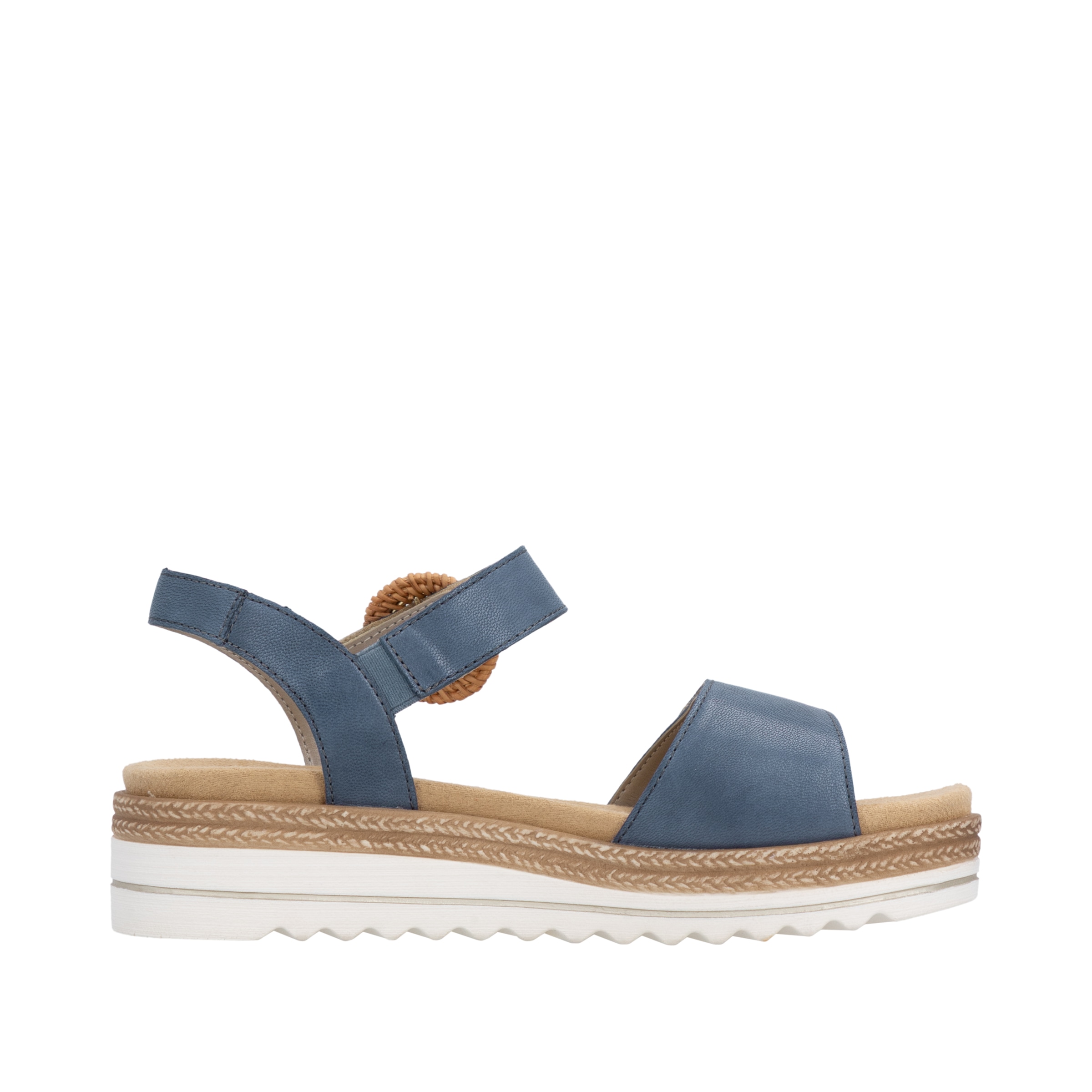 Remonte Keilsandalette  Sommerschuh, Riemchensandale mit praktischen Klettverschlüssen