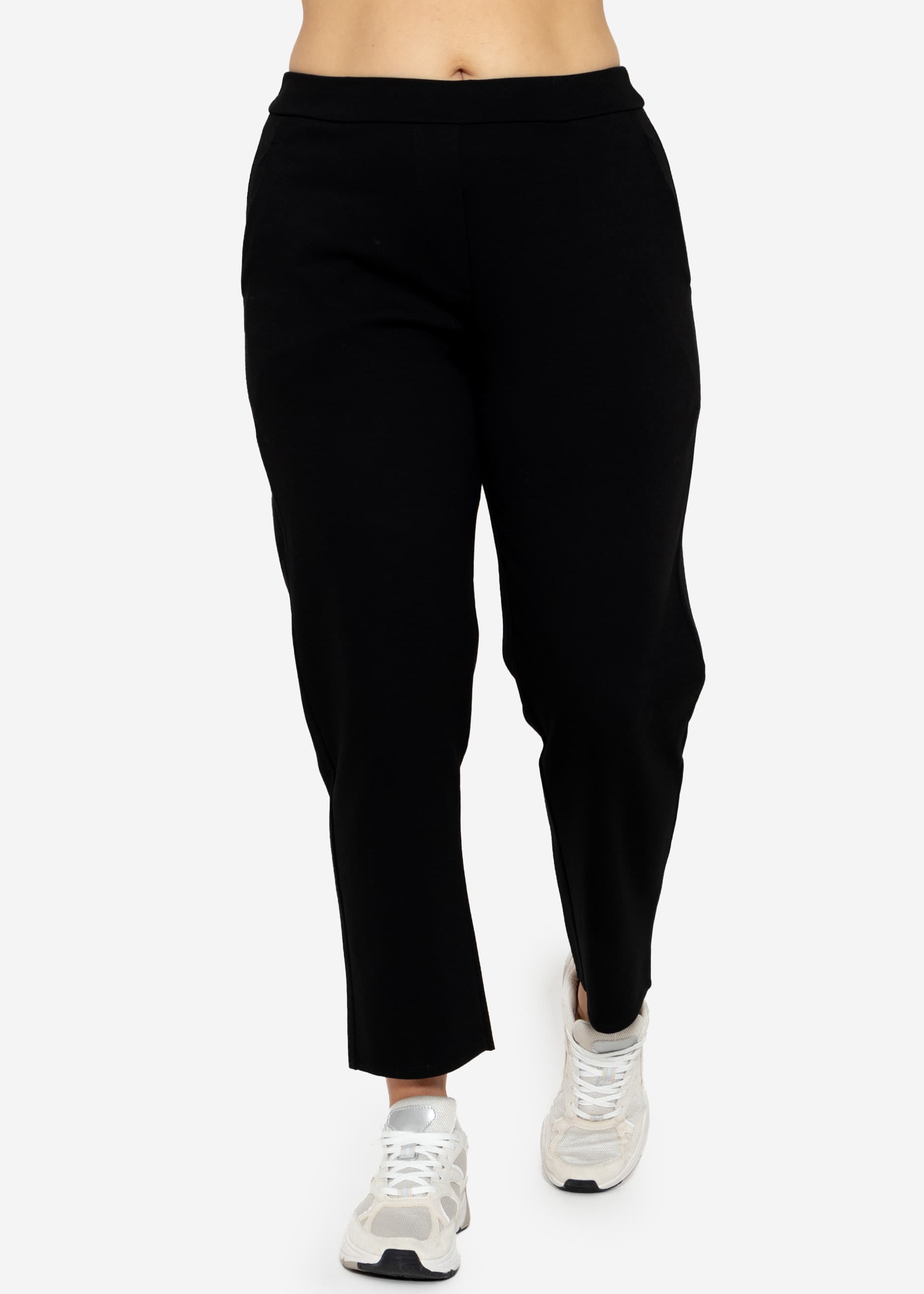 SASSYCLASSY Chinohose »Jersey Chinos«  Stretch Chino Hose Damen