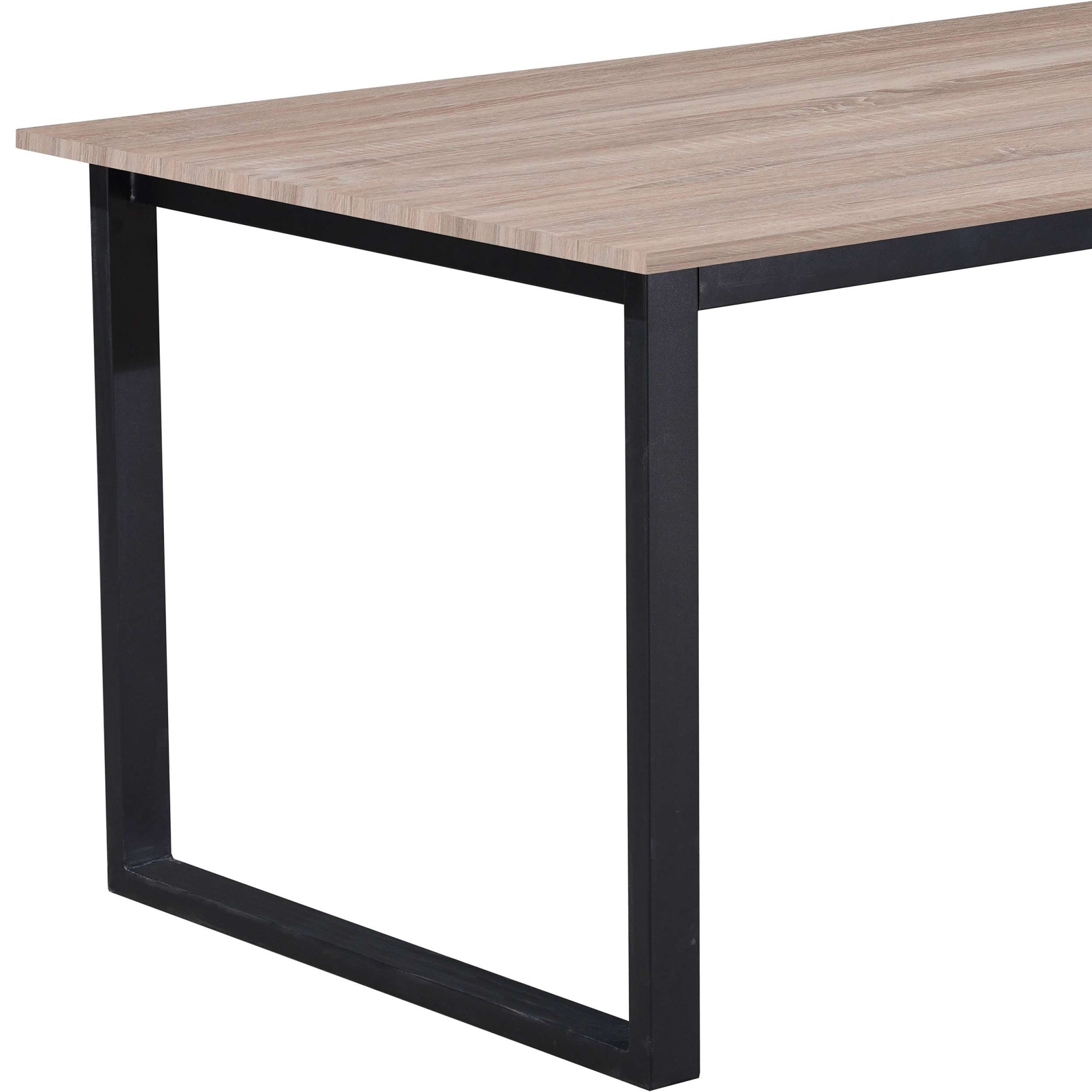 OTTO home Esstisch »Barcell« schwarzes Metallgestell, Plattenvarianten wählbar, sowie Größen