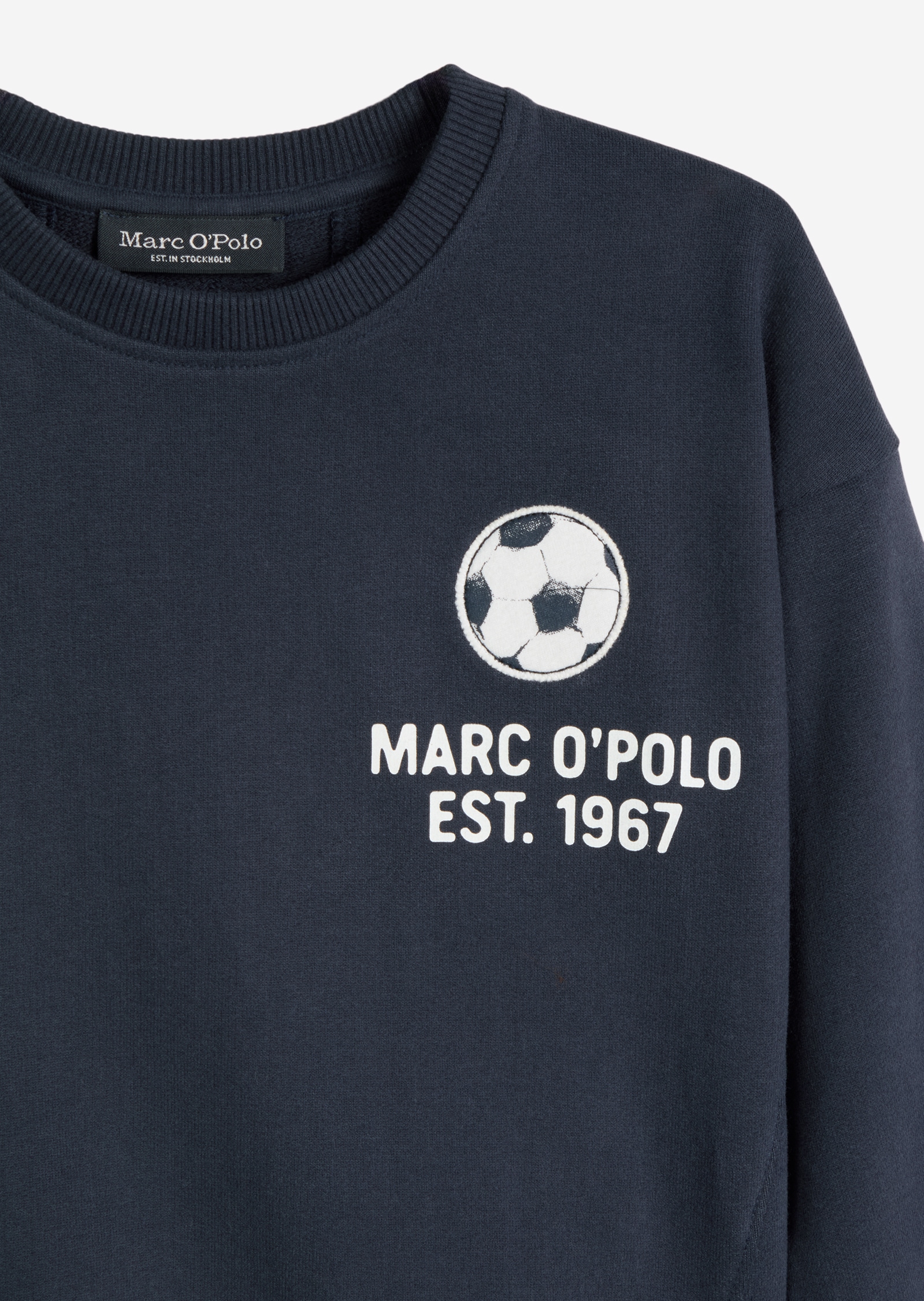 Marc O'Polo Junior Sweatshirt , für Jungs bis Größe 122, großer Rückenprint
