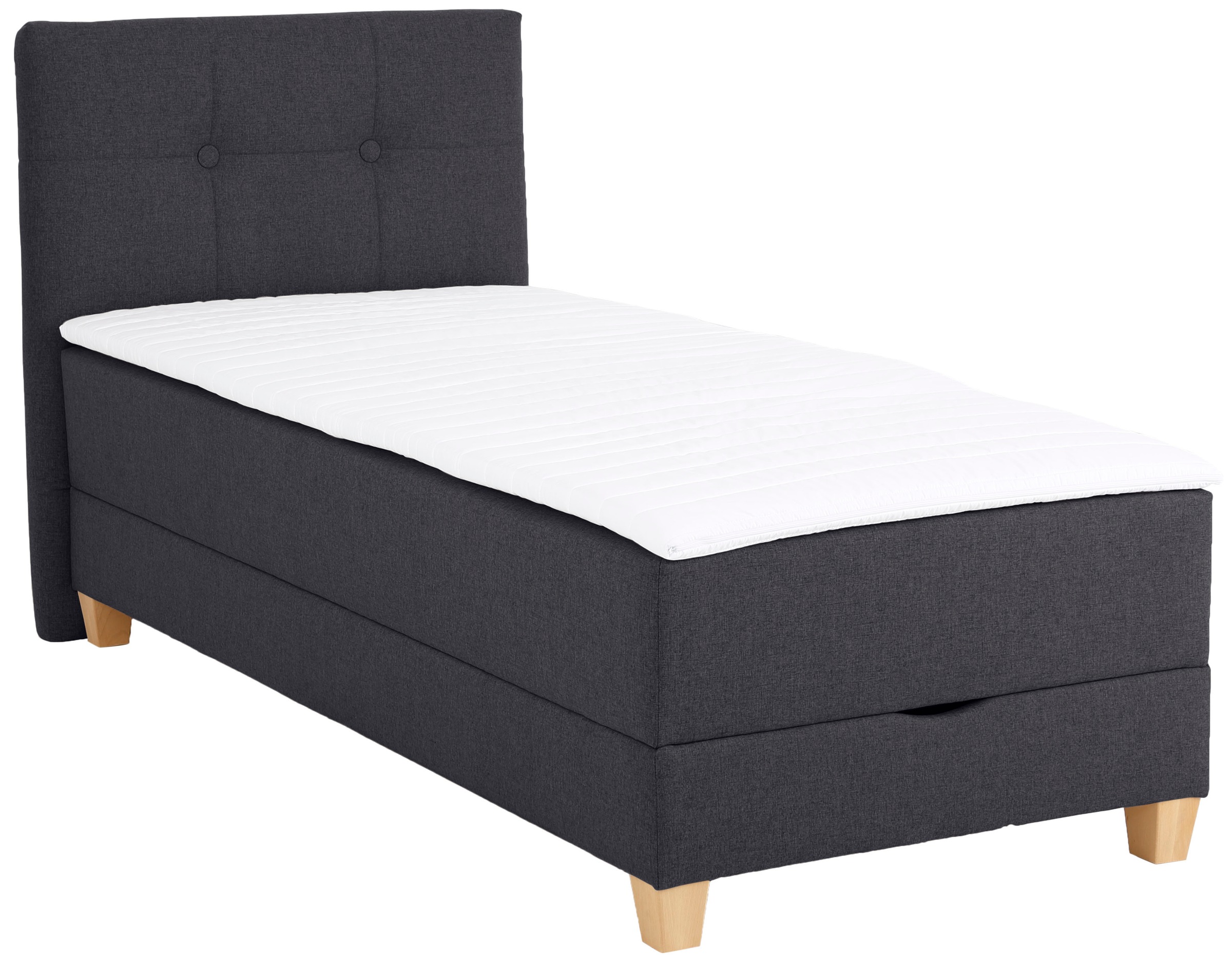 Home affaire Boxbett »Lonrai«, in H2,H3 & H4 und XXL - Überlänge 220cm wählbar, inkl. Topper