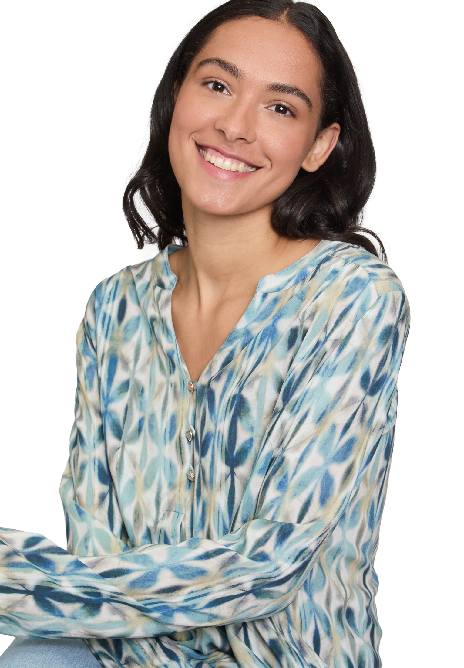 Cartoon Klassische Bluse »Casual-Bluse mit Knöpfen«