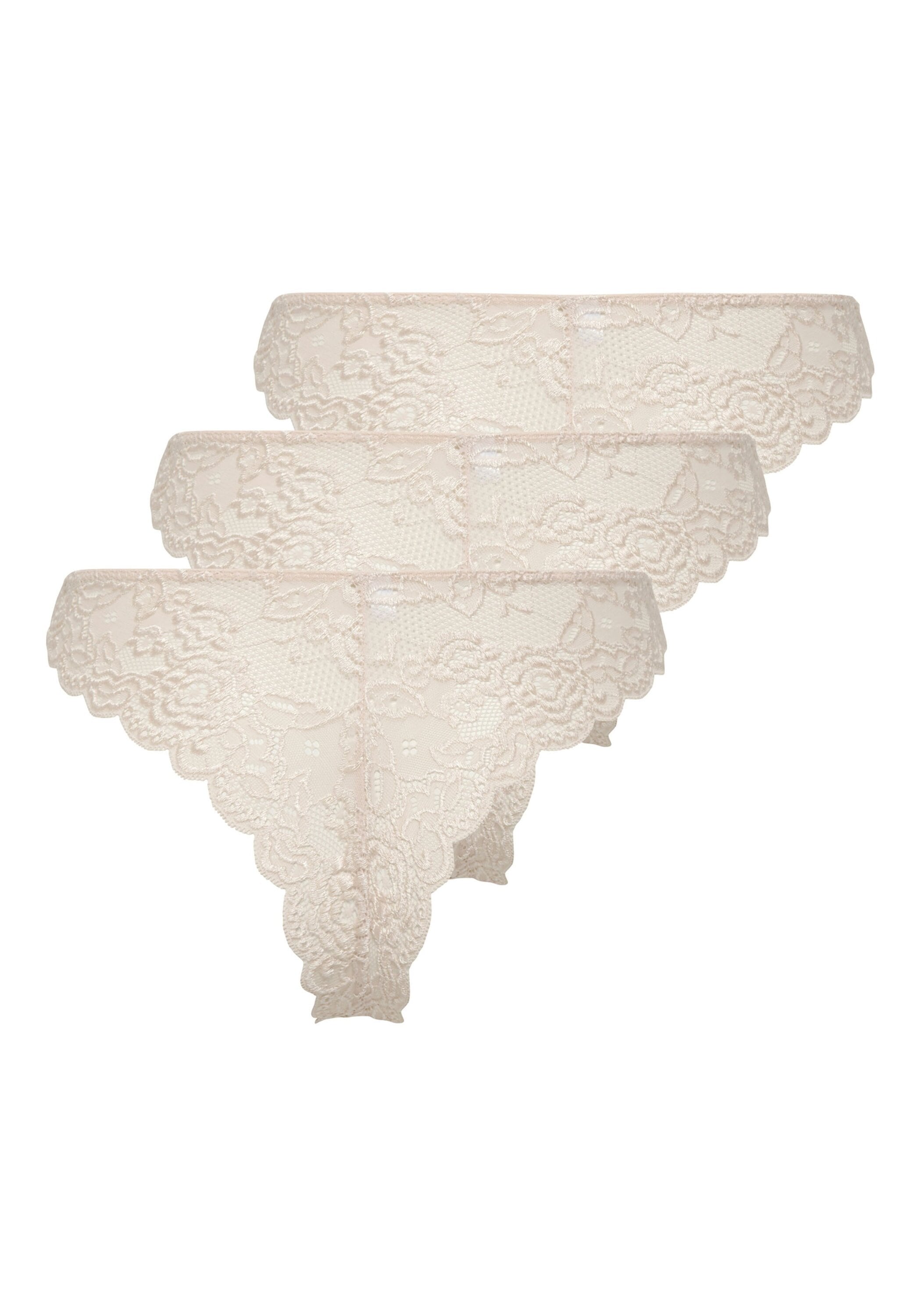 ONLY Slip »Slip ONLCHLOE LACE BRAZIL 3er Pack«