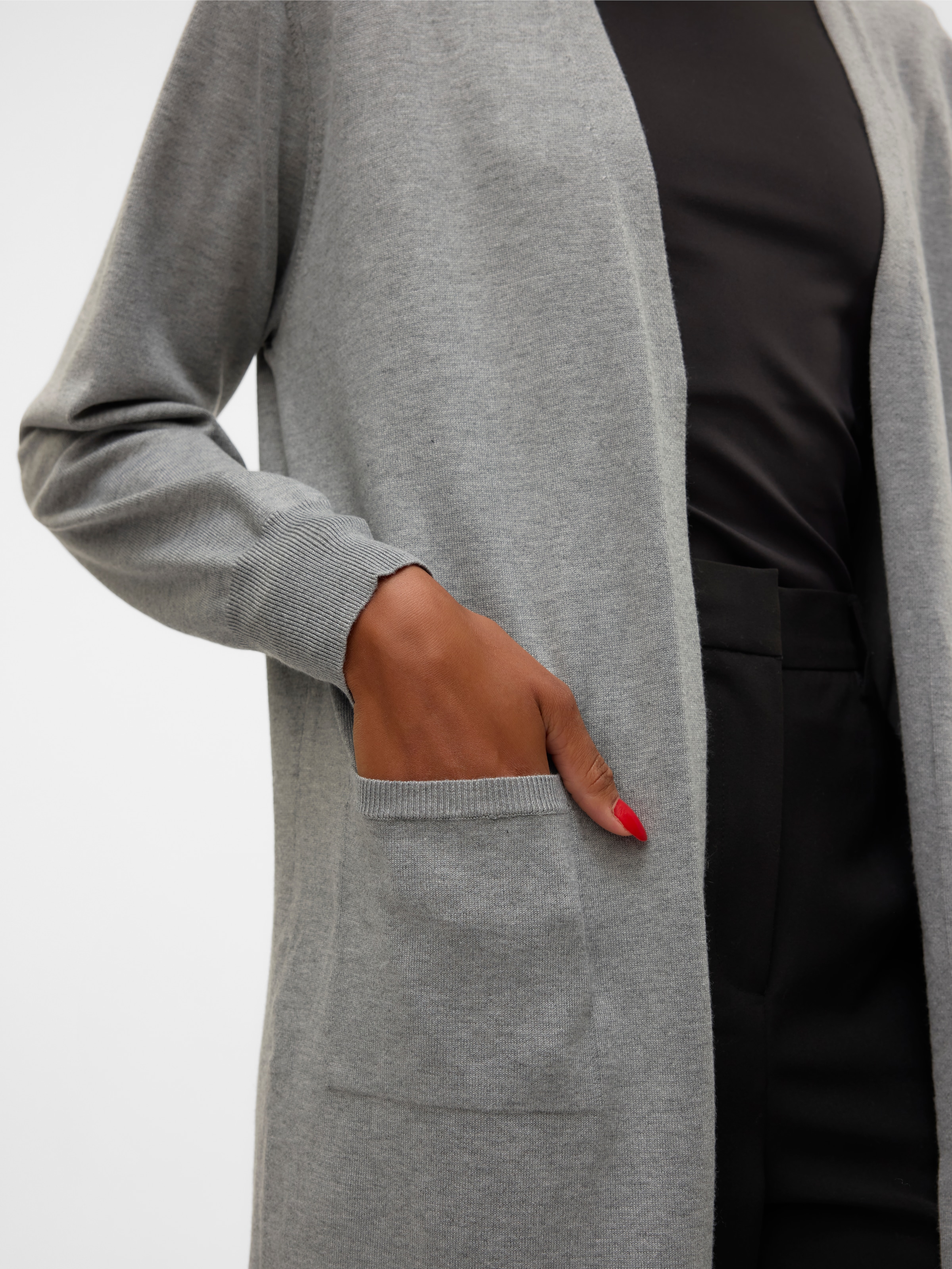 Vero Moda Longstrickjacke »VMSILJE LS OPEN CARDIGAN GA NOOS«