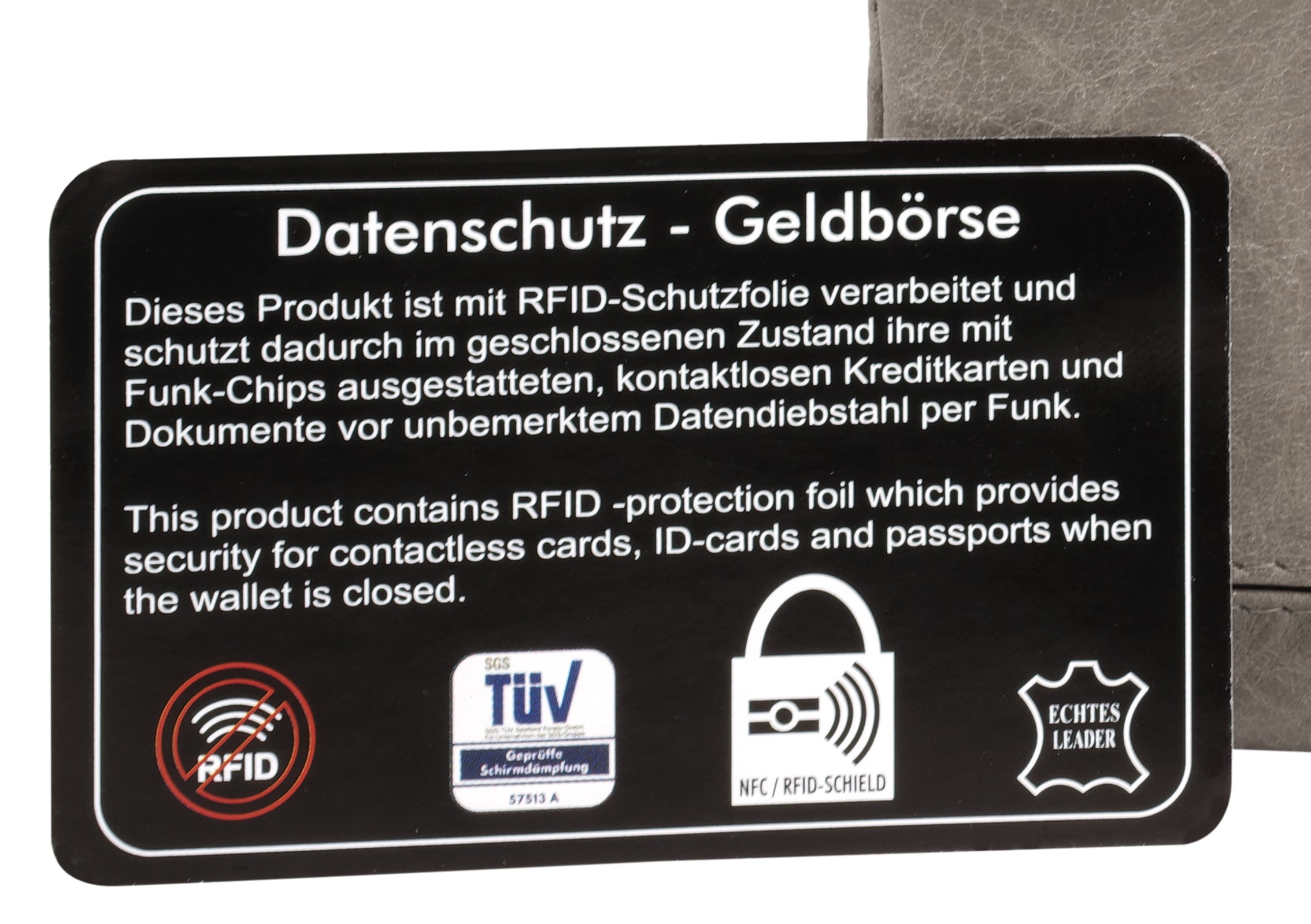 Bruno Banani Geldbörse echt Leder