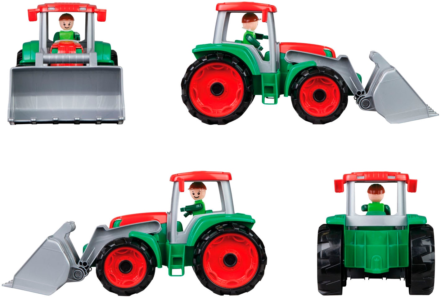 Lena® Spielzeug-Traktor »Truxx Traktor« mit Heuanhänger; inkl. Spielfigur; Made in Europe